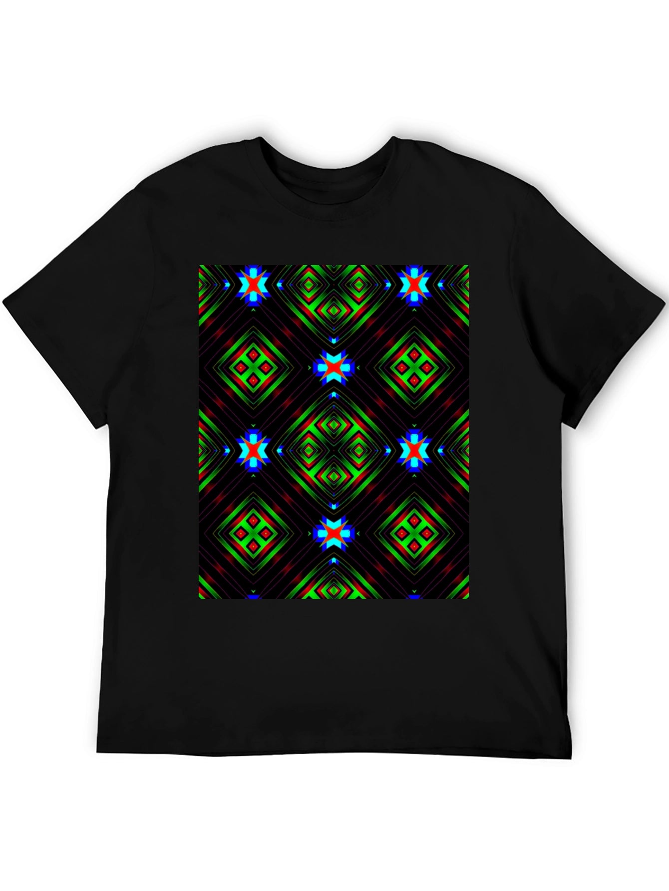 Abstract Geometric Pattern T-Shirt