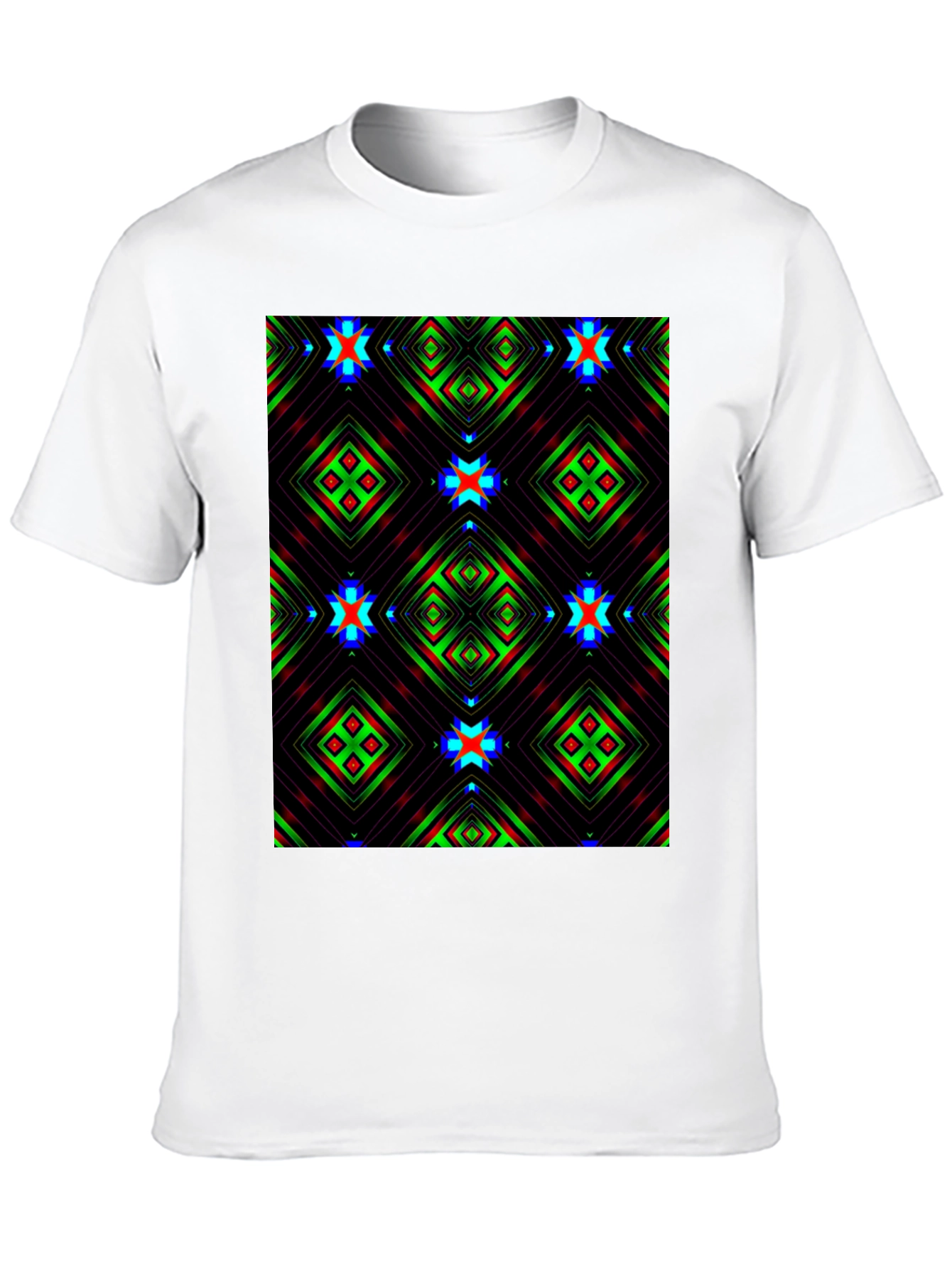 Abstract Geometric Pattern T-Shirt