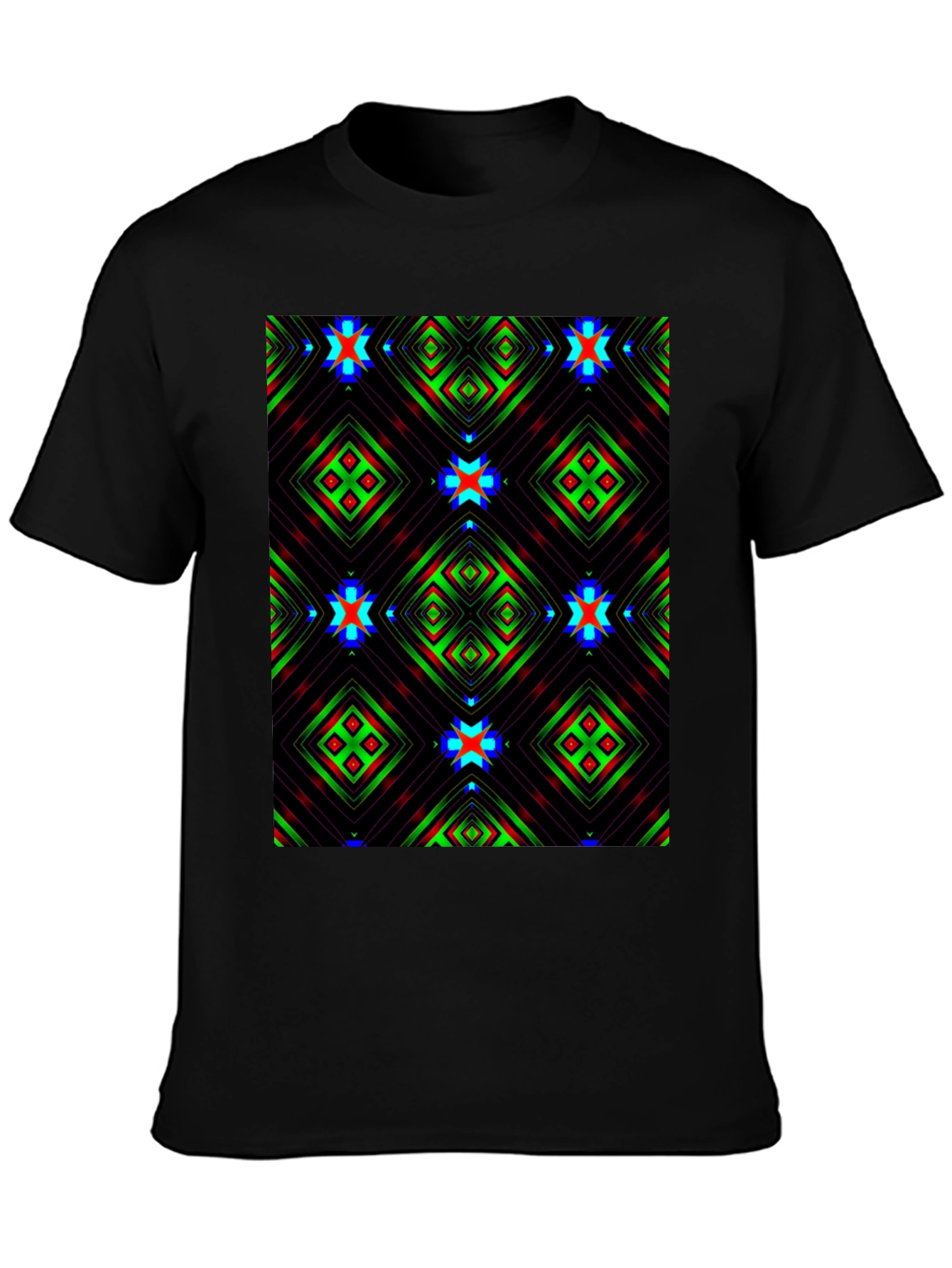 Abstract Geometric Pattern T-Shirt