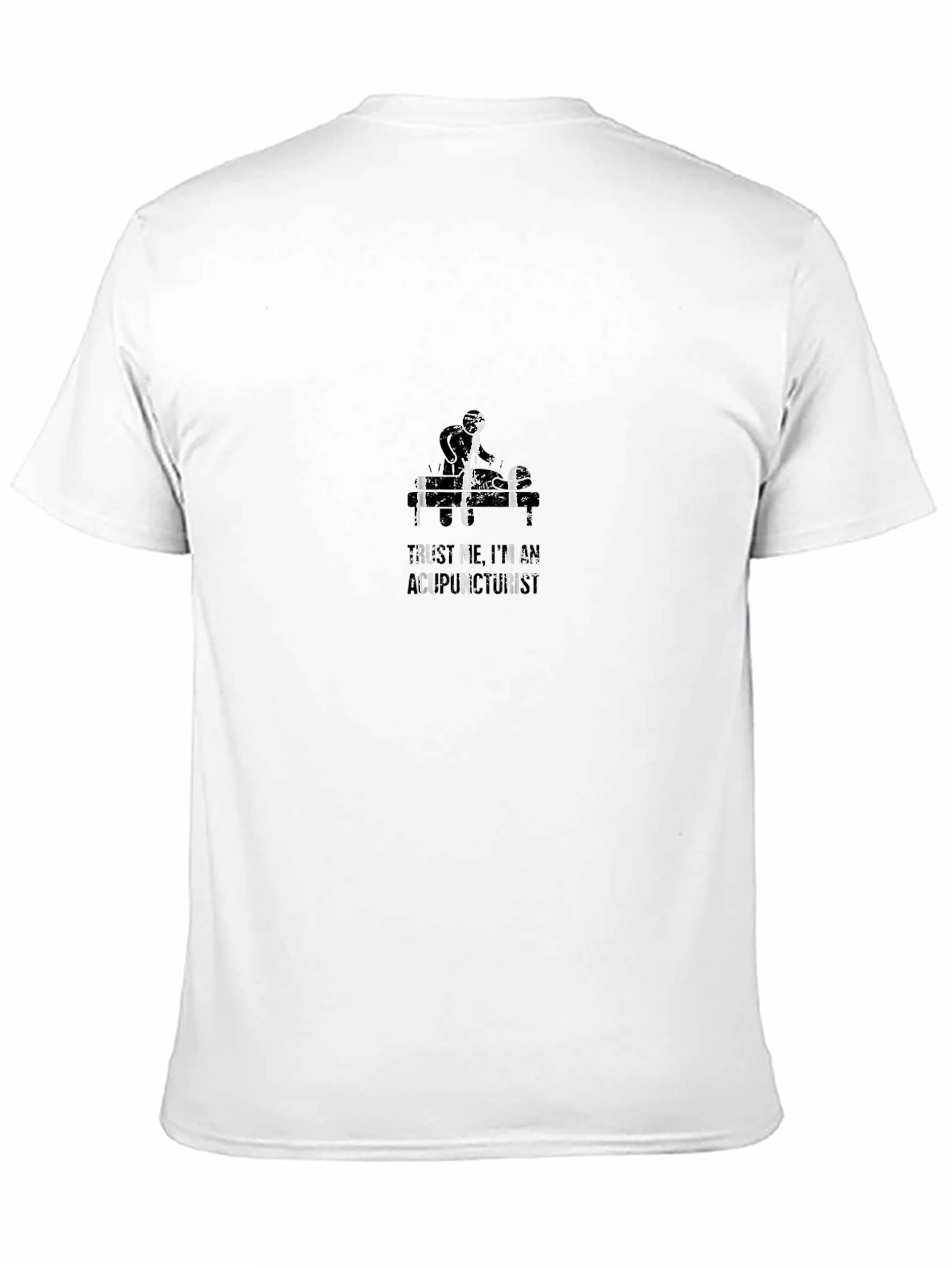 Acupuncturist Mens Black T-Shirt