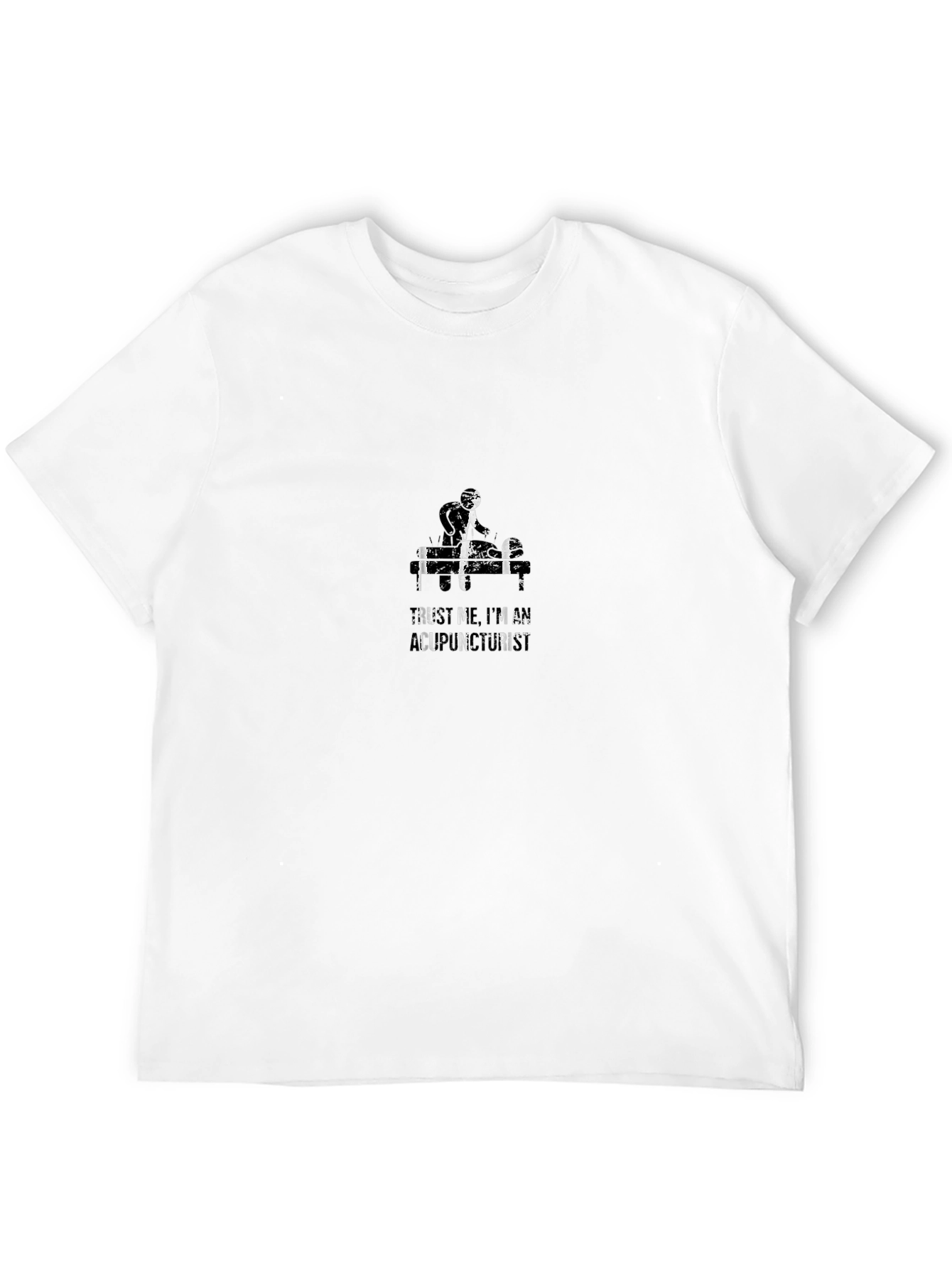 Acupuncturist Mens Black T-Shirt