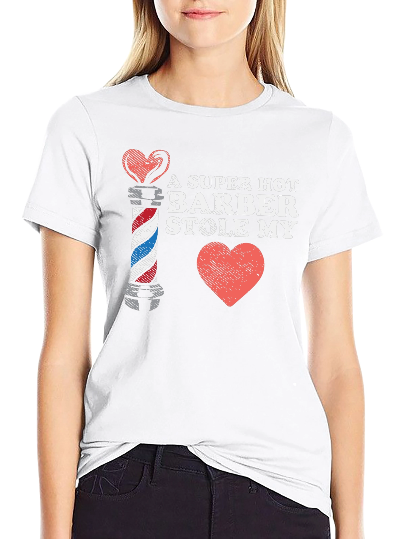 A Super Hot Barber Stole My Heart T-Shirt