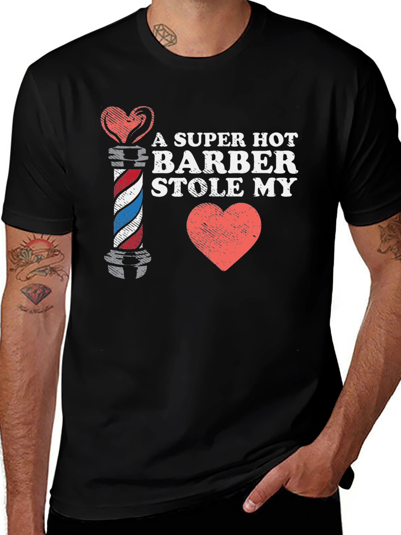 A Super Hot Barber Stole My Heart T-Shirt