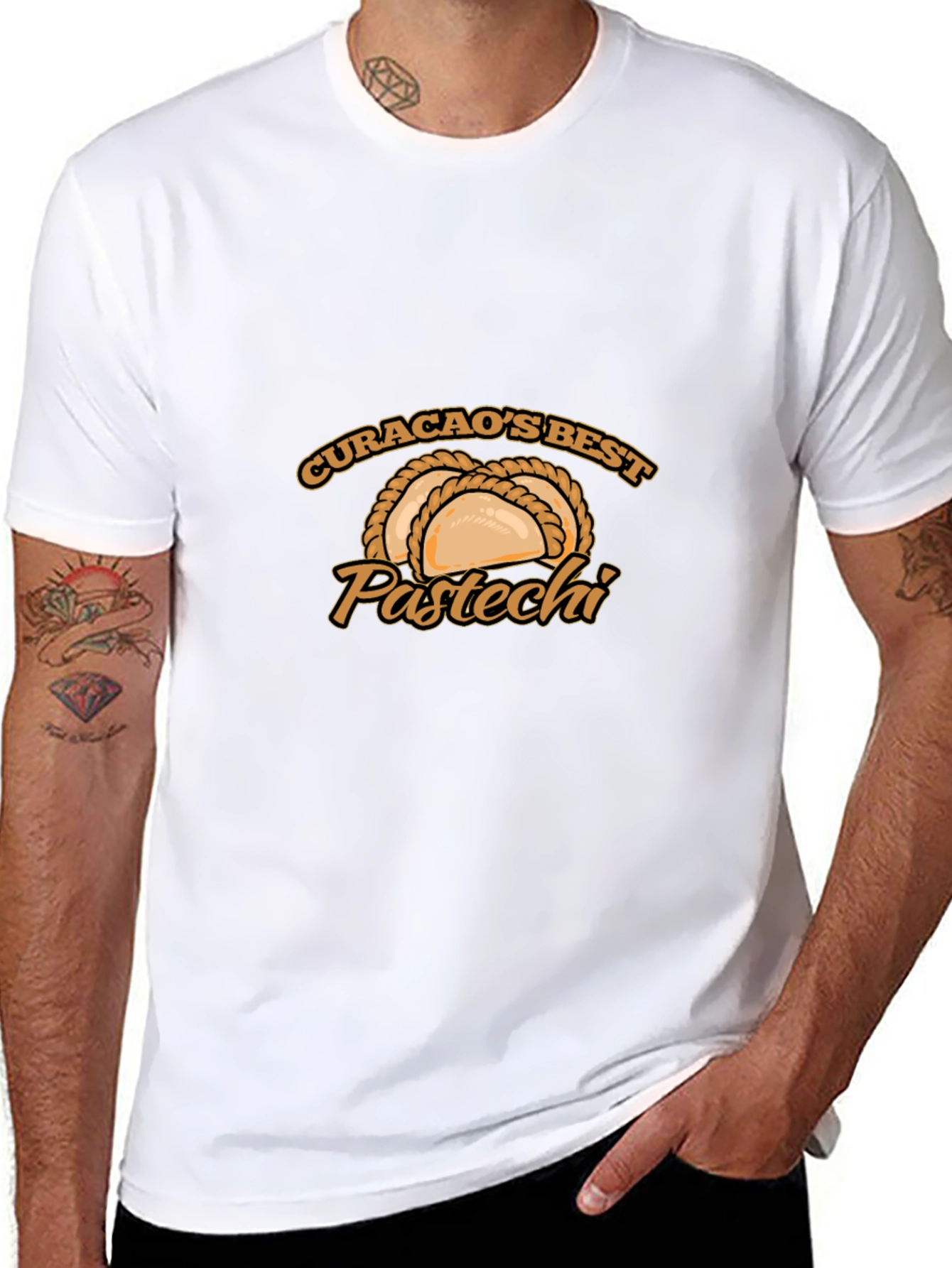 Curacaos Best Pastechi Black T-Shirt