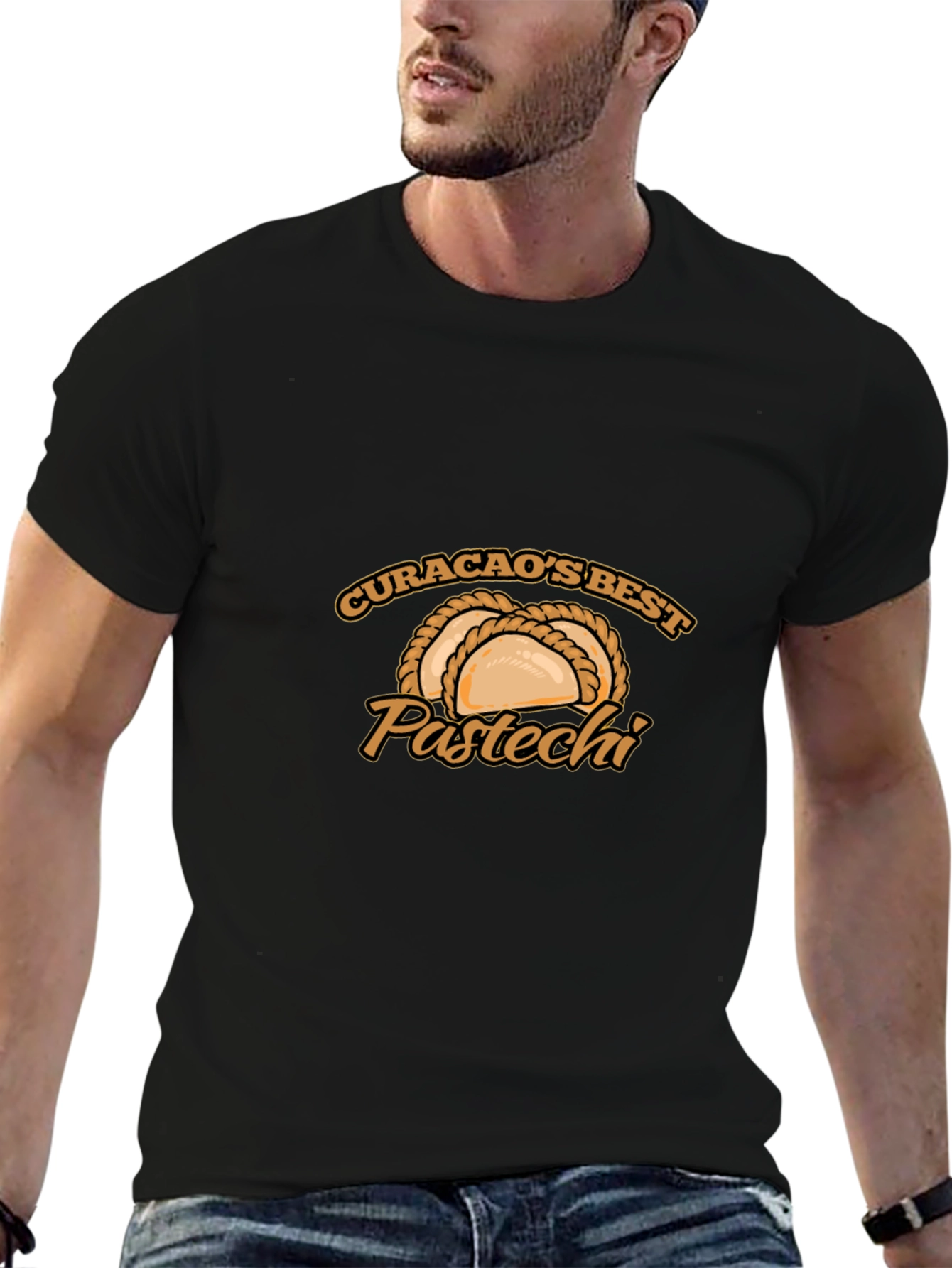 Curacaos Best Pastechi Black T-Shirt