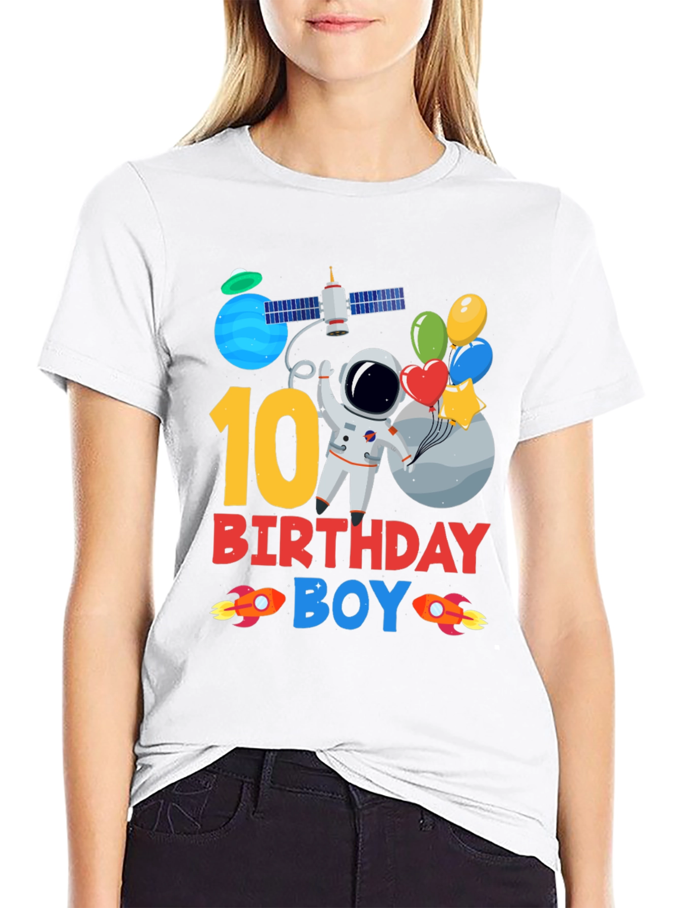 10th Birthday Astronaut Boys T-Shirt