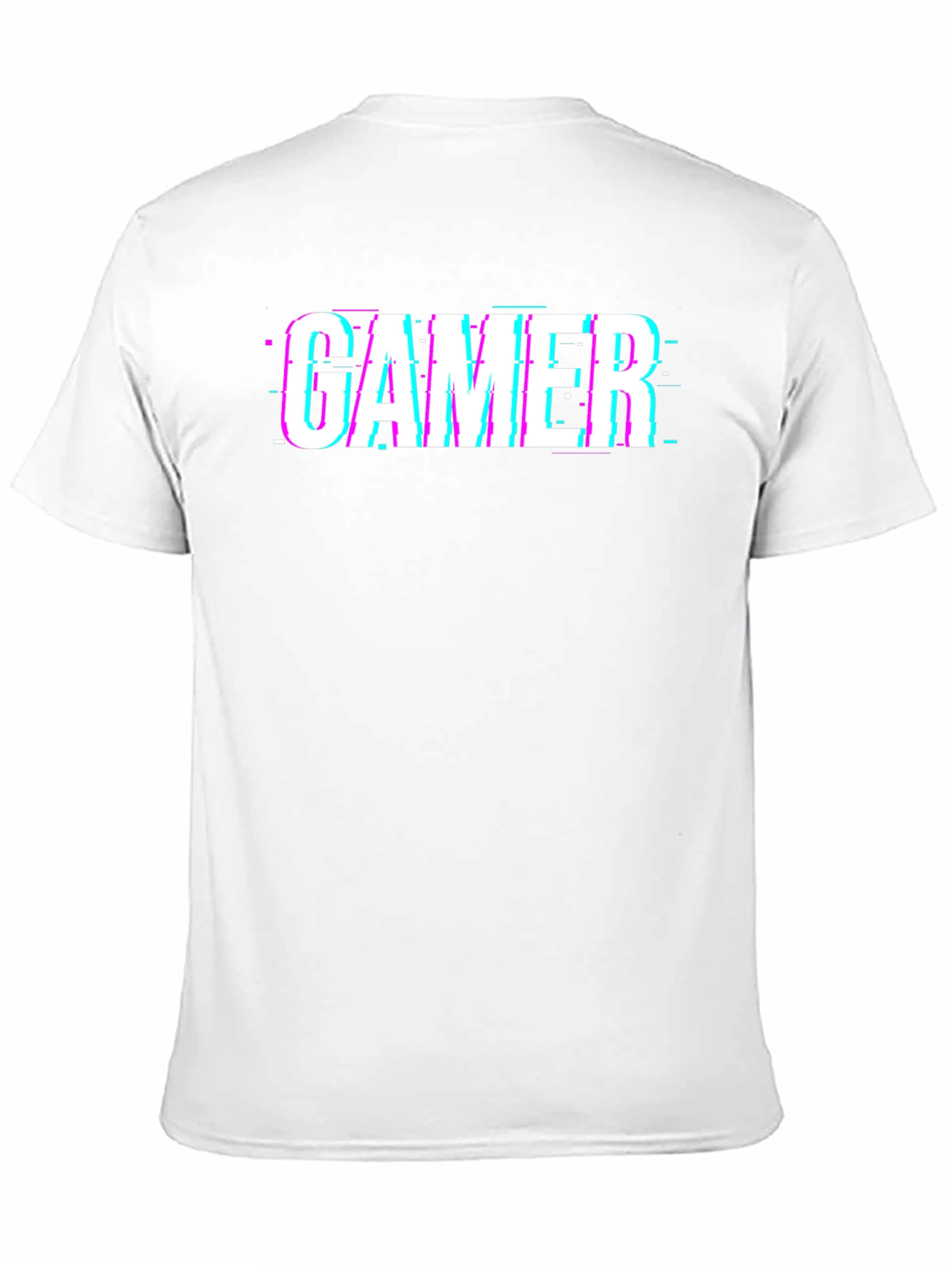 Gamer Glitch Black T-Shirt