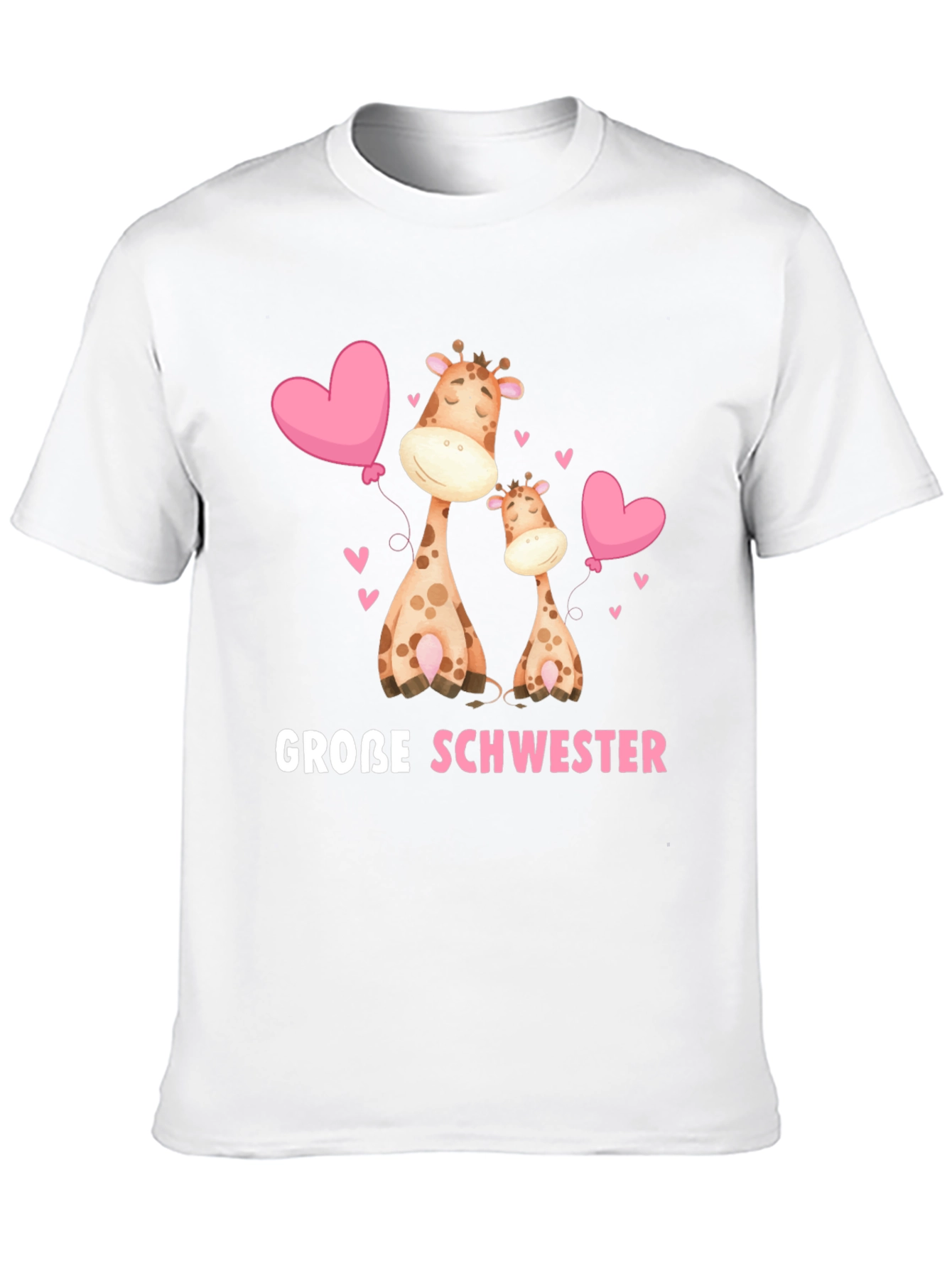 Große Schwester Giraffe T-Shirt