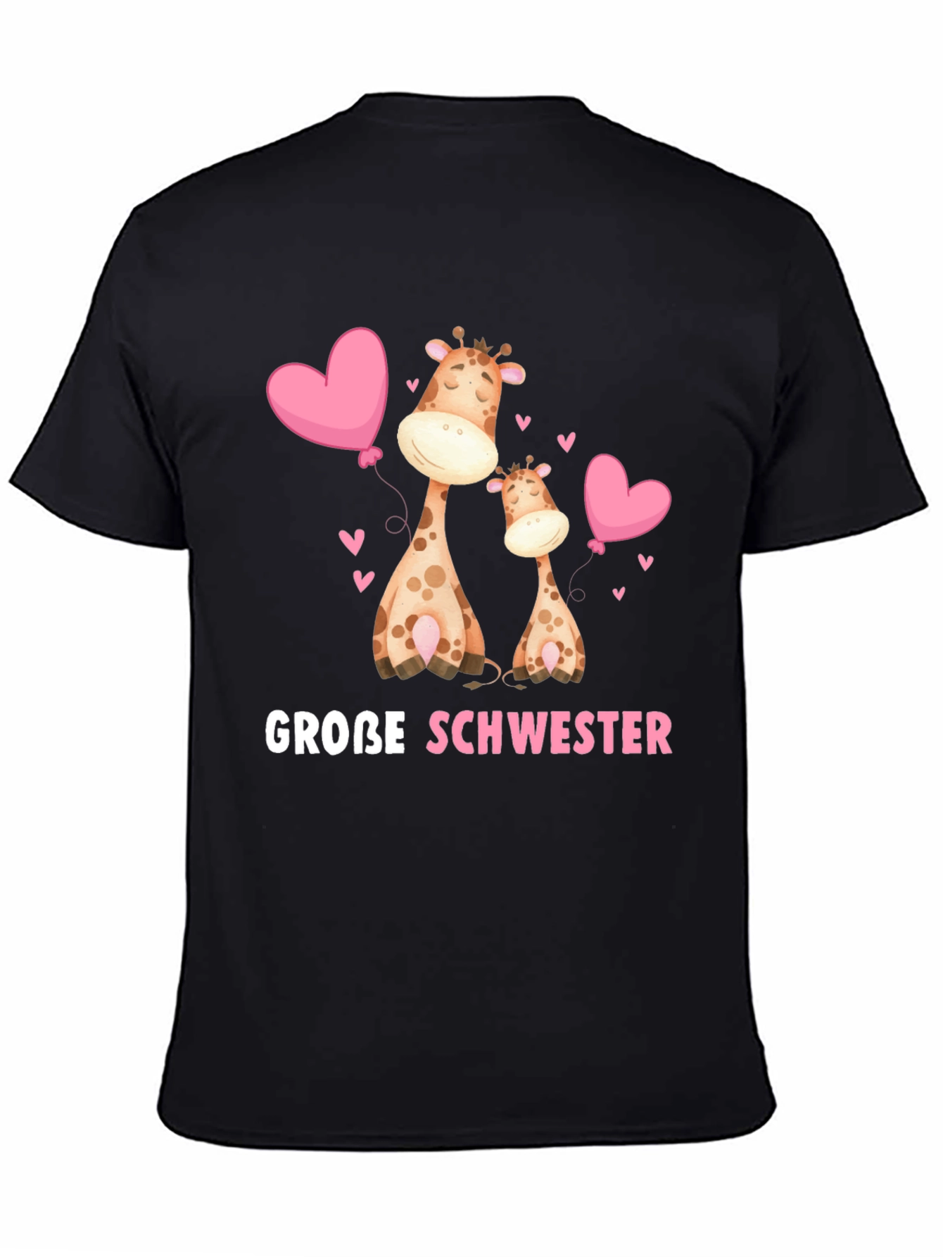 Große Schwester Giraffe T-Shirt