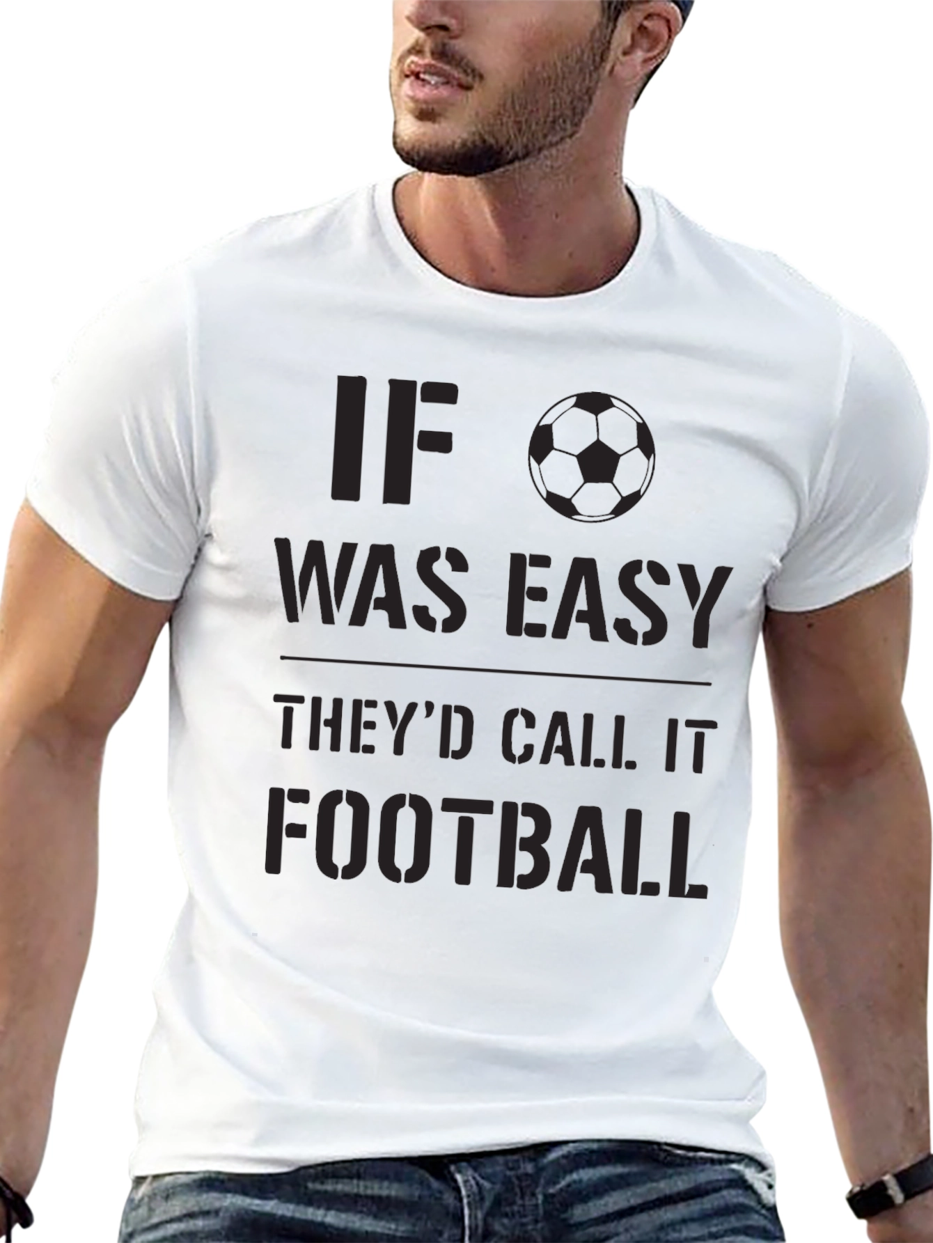 Funny Soccer Football Graphic T-Shirt