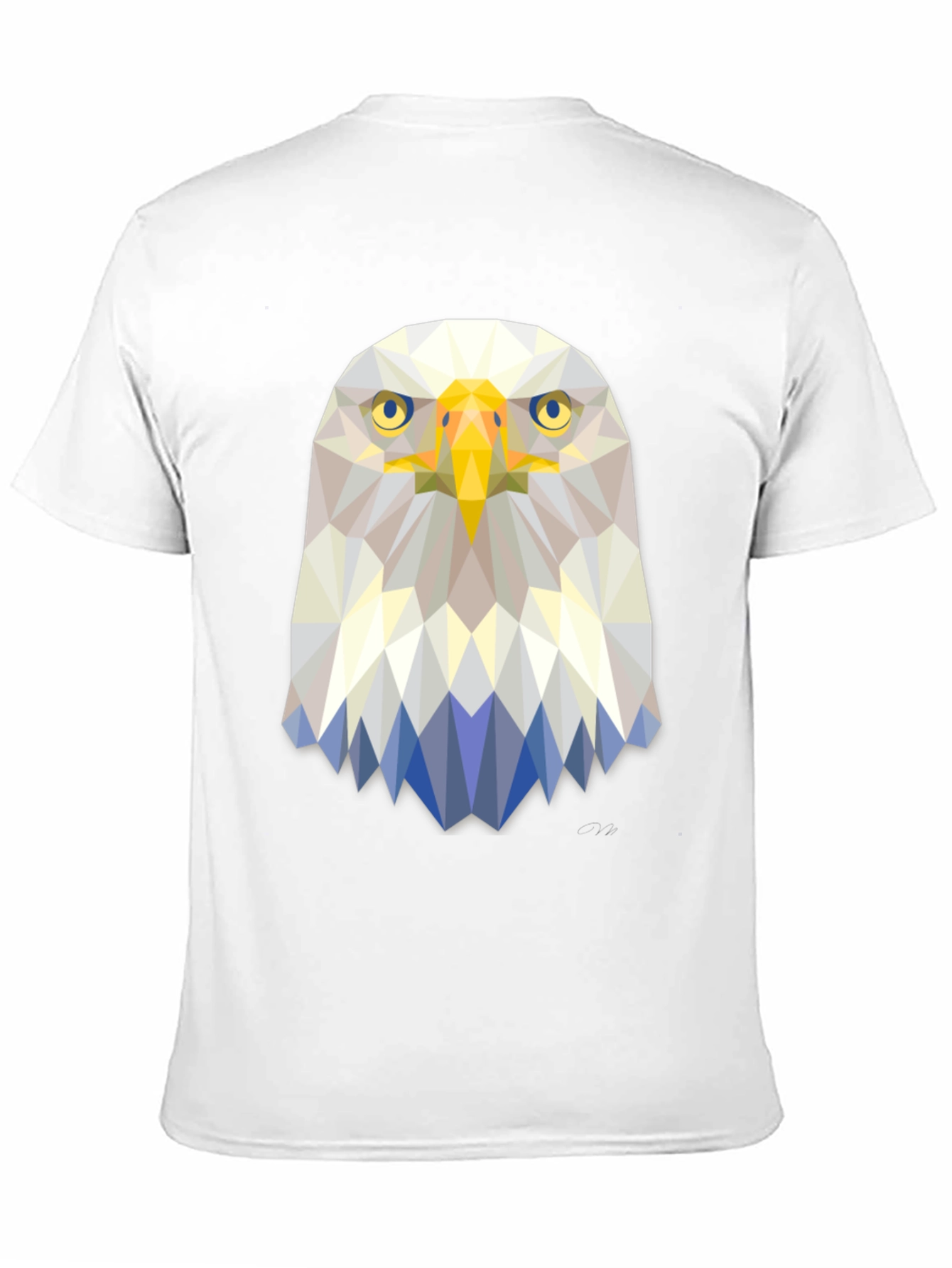 Geometric Eagle Graphic Tee - Stylish Mens T-Shirt
