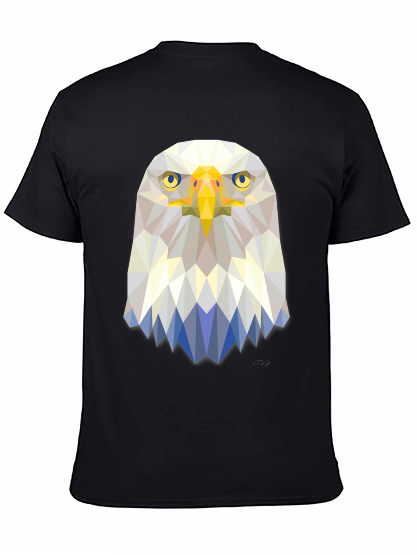 Geometric Eagle Graphic Tee - Stylish Mens T-Shirt