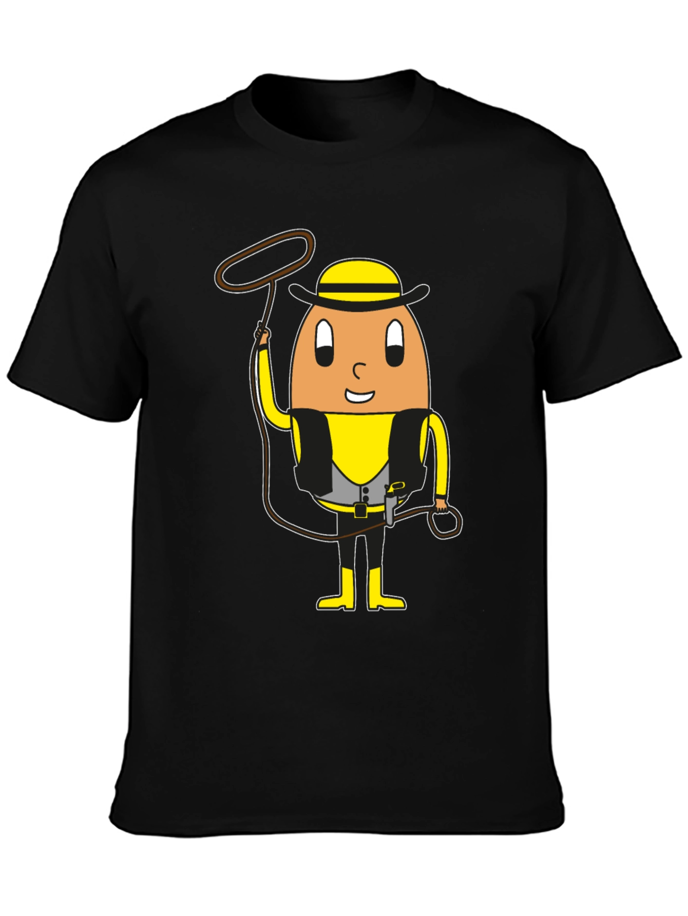 Egg Cowboy Graphic T-Shirt