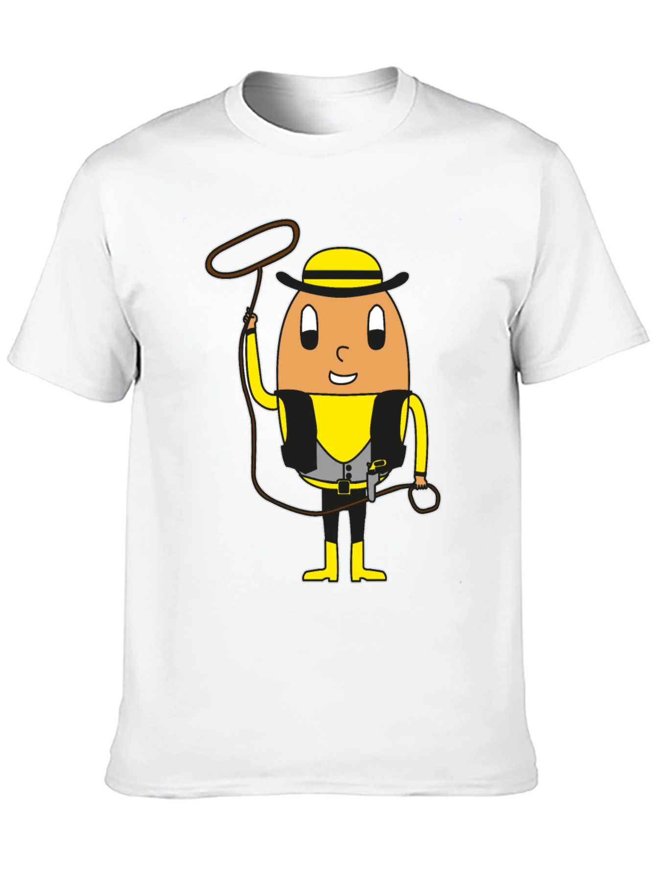 Egg Cowboy Graphic T-Shirt