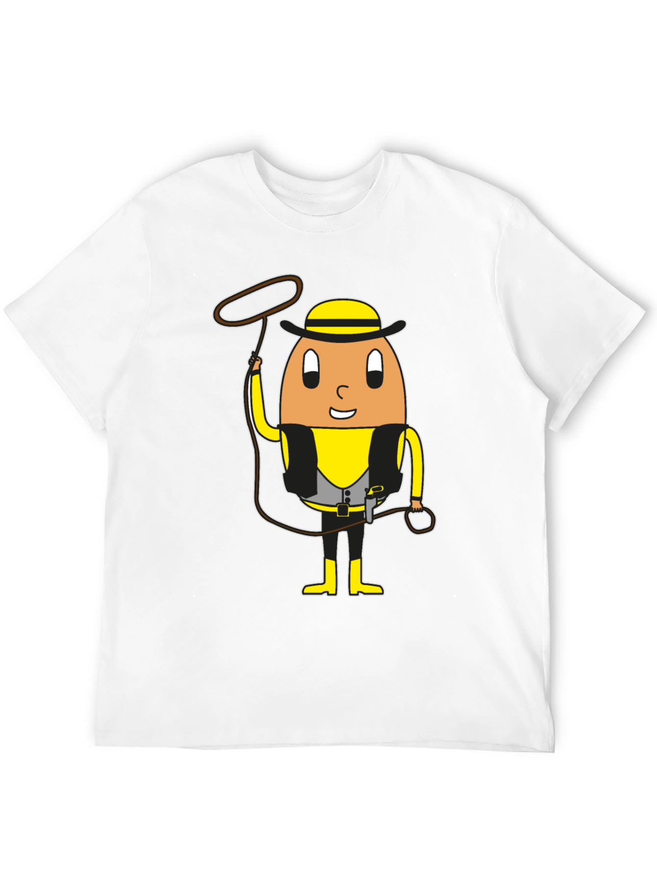 Egg Cowboy Graphic T-Shirt