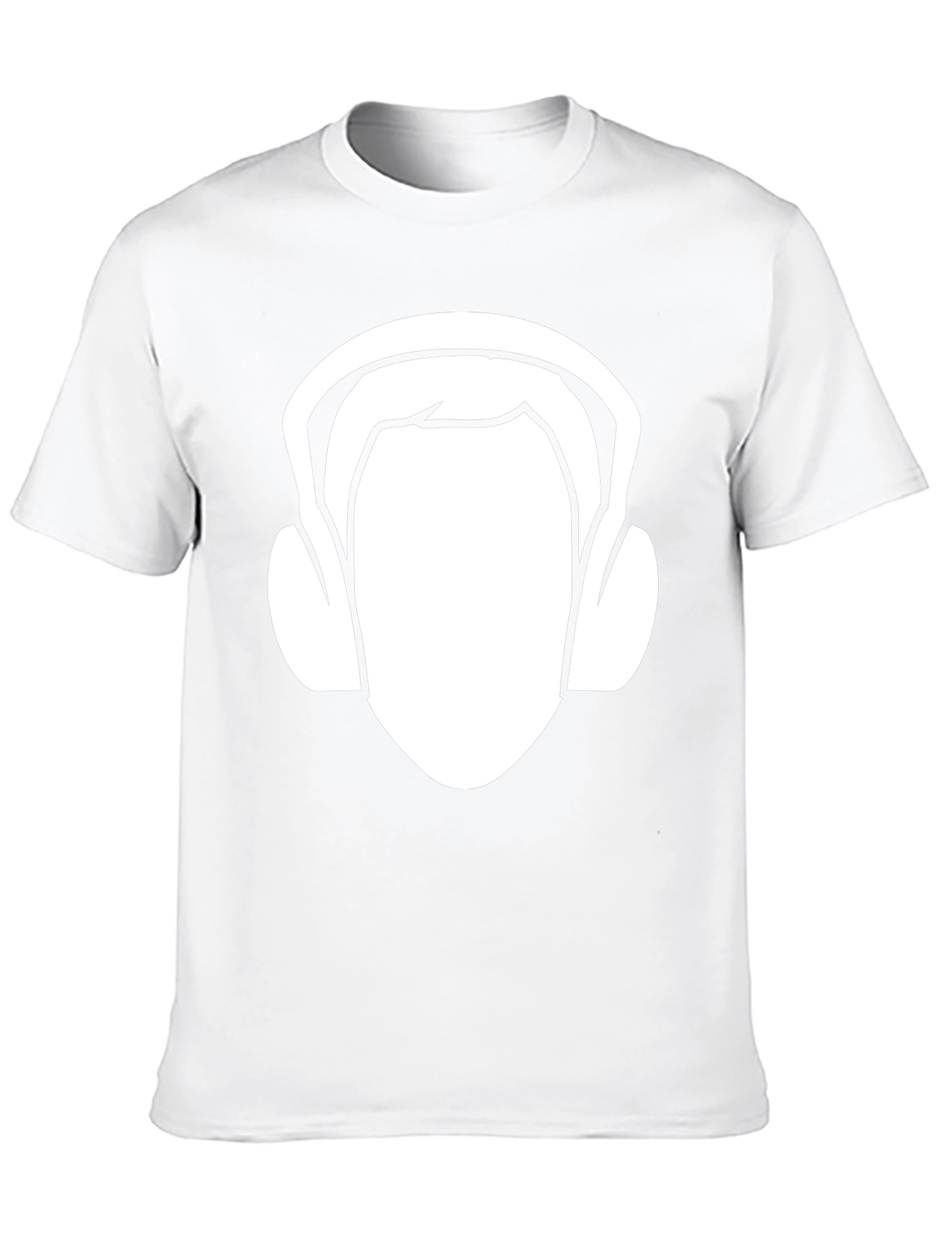 DJ Headphone Graphic T-Shirt - Black