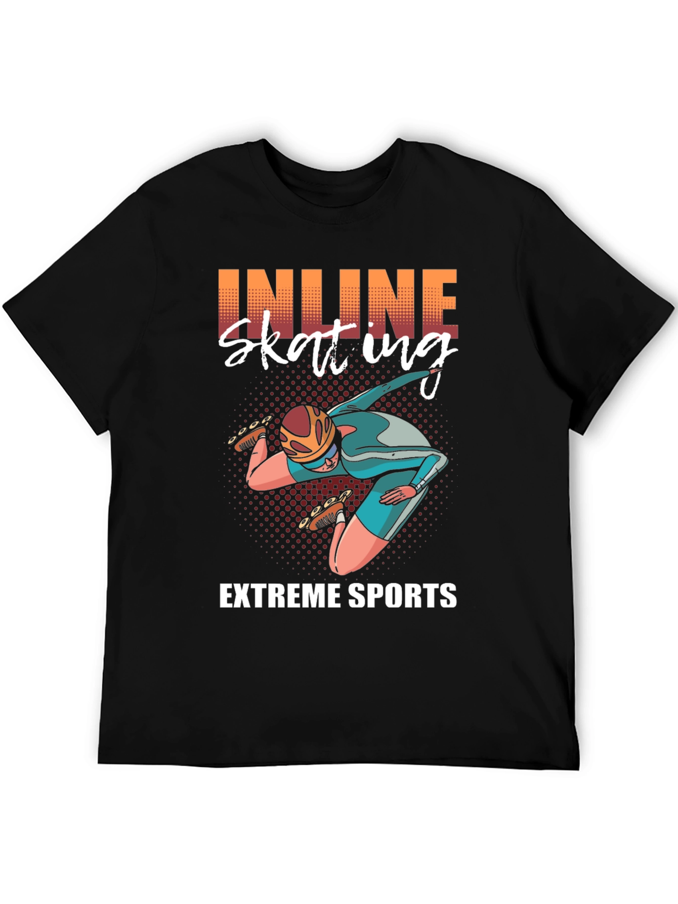 Inline Skating Extreme Sports Graphic Tee