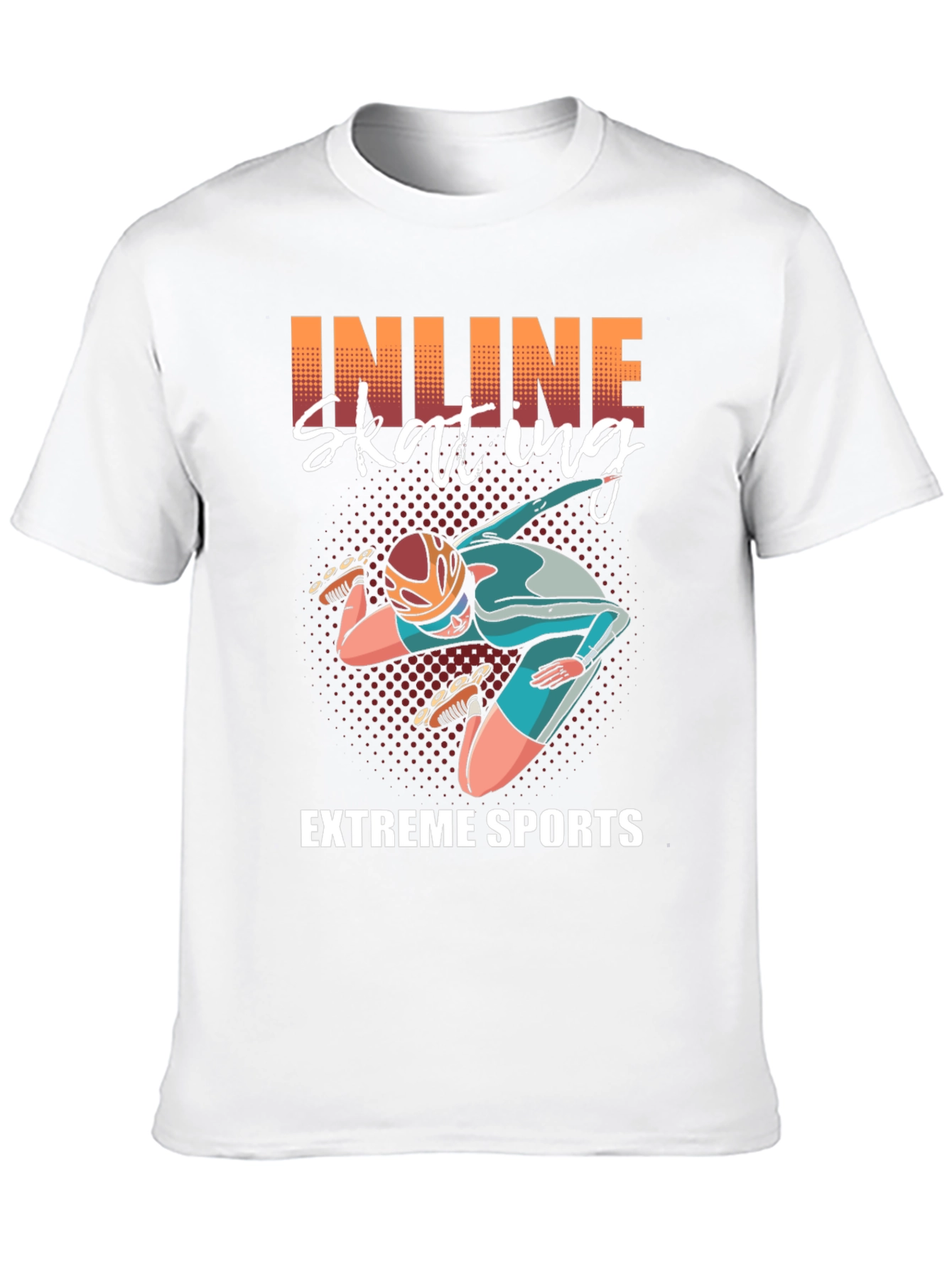 Inline Skating Extreme Sports Graphic Tee
