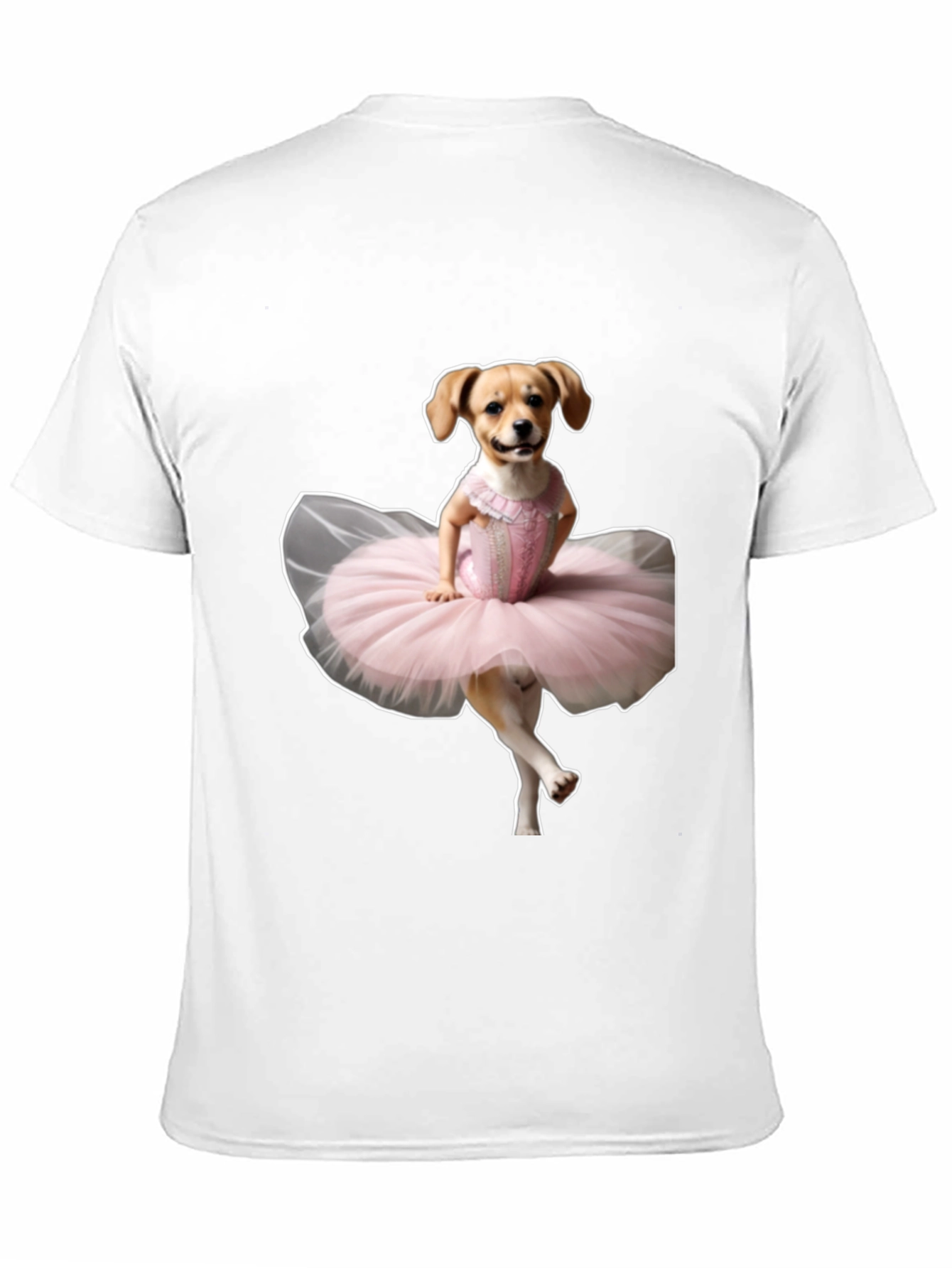 Funny Dog Ballerina T-Shirt – Cute Dog Lover Graphic Tee Gift