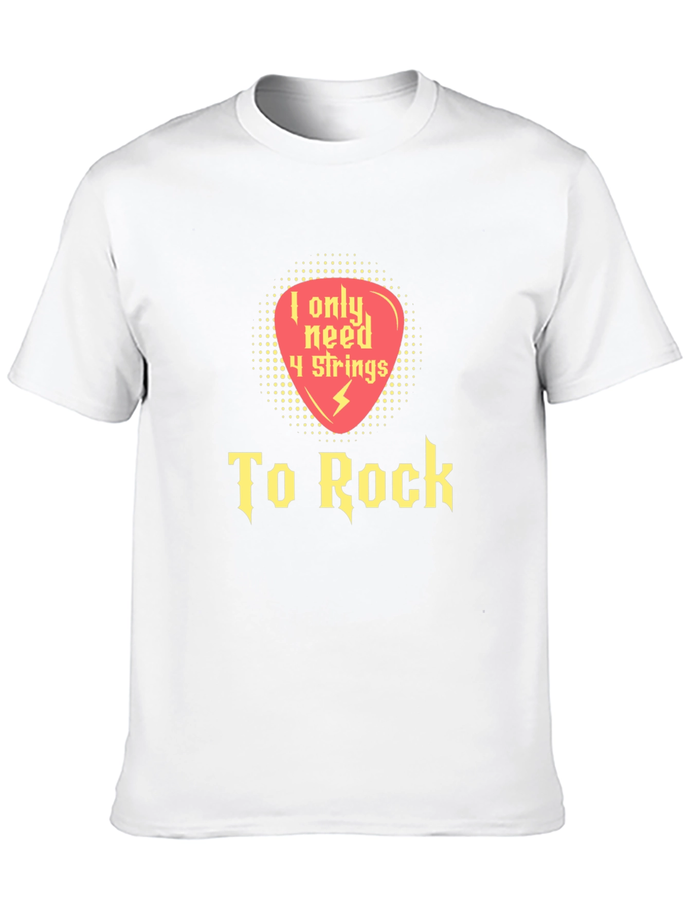 4 Strings To Rock Graphic T-Shirt