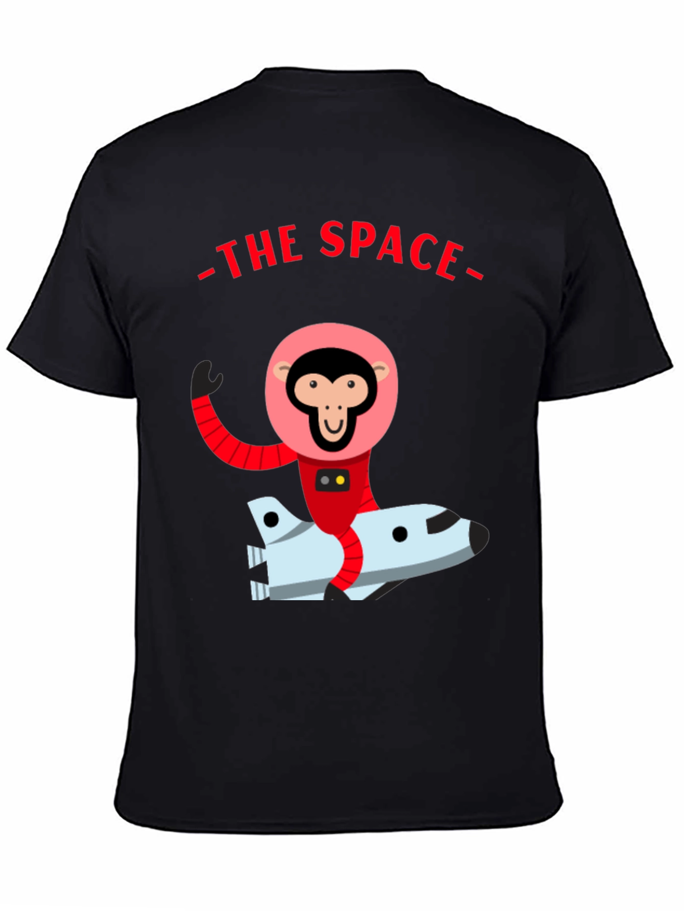 Monkey Astronaut Graphic T-Shirt - Space Adventure