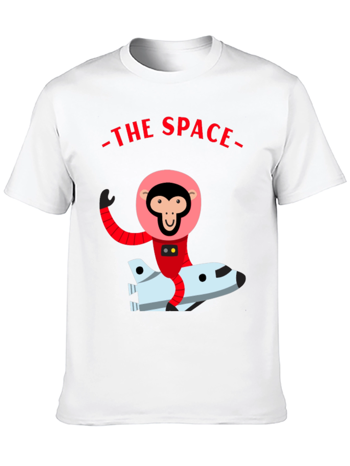 Monkey Astronaut Graphic T-Shirt - Space Adventure