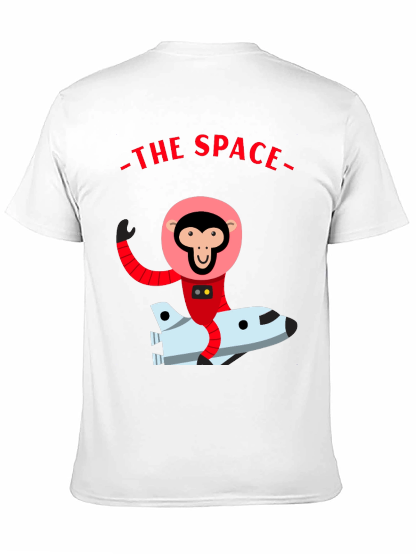Monkey Astronaut Graphic T-Shirt - Space Adventure
