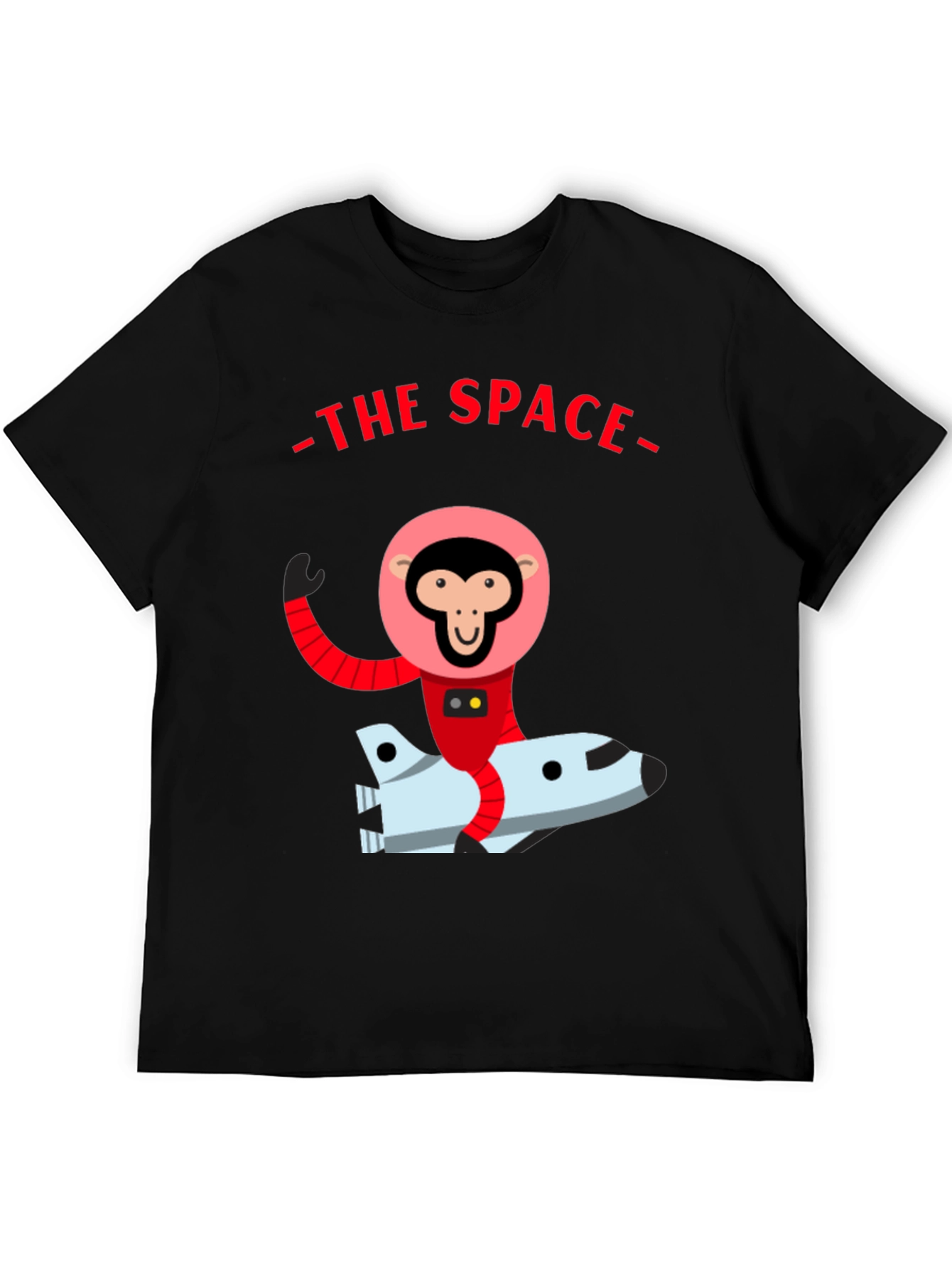 Monkey Astronaut Graphic T-Shirt - Space Adventure