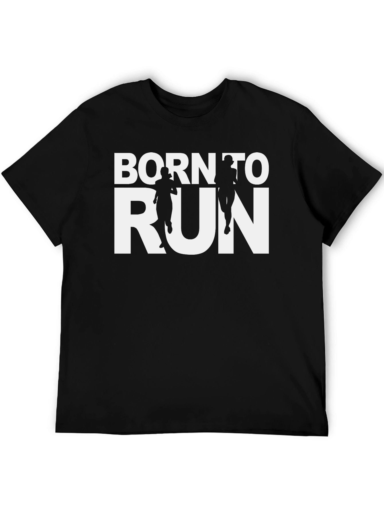 Born To Run Black Graphic Tee