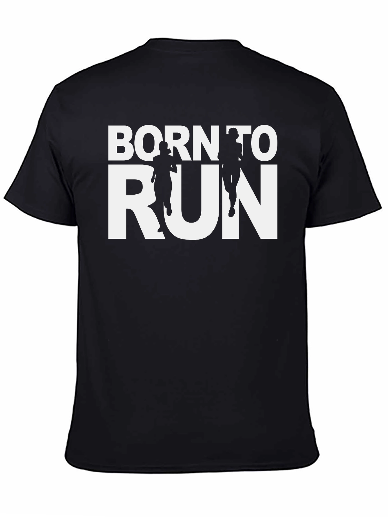 Born To Run Black Graphic Tee