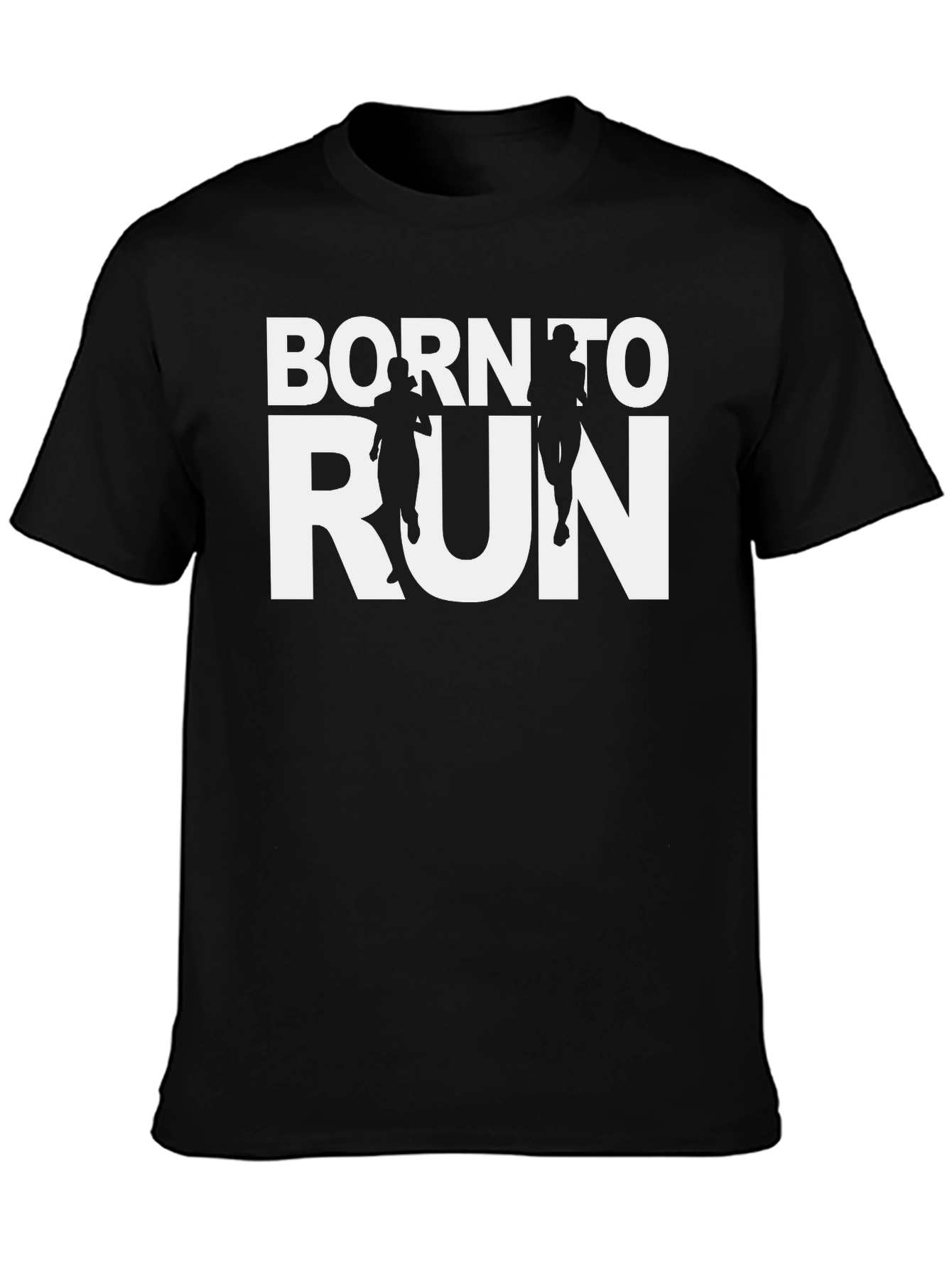 Born To Run Black Graphic Tee