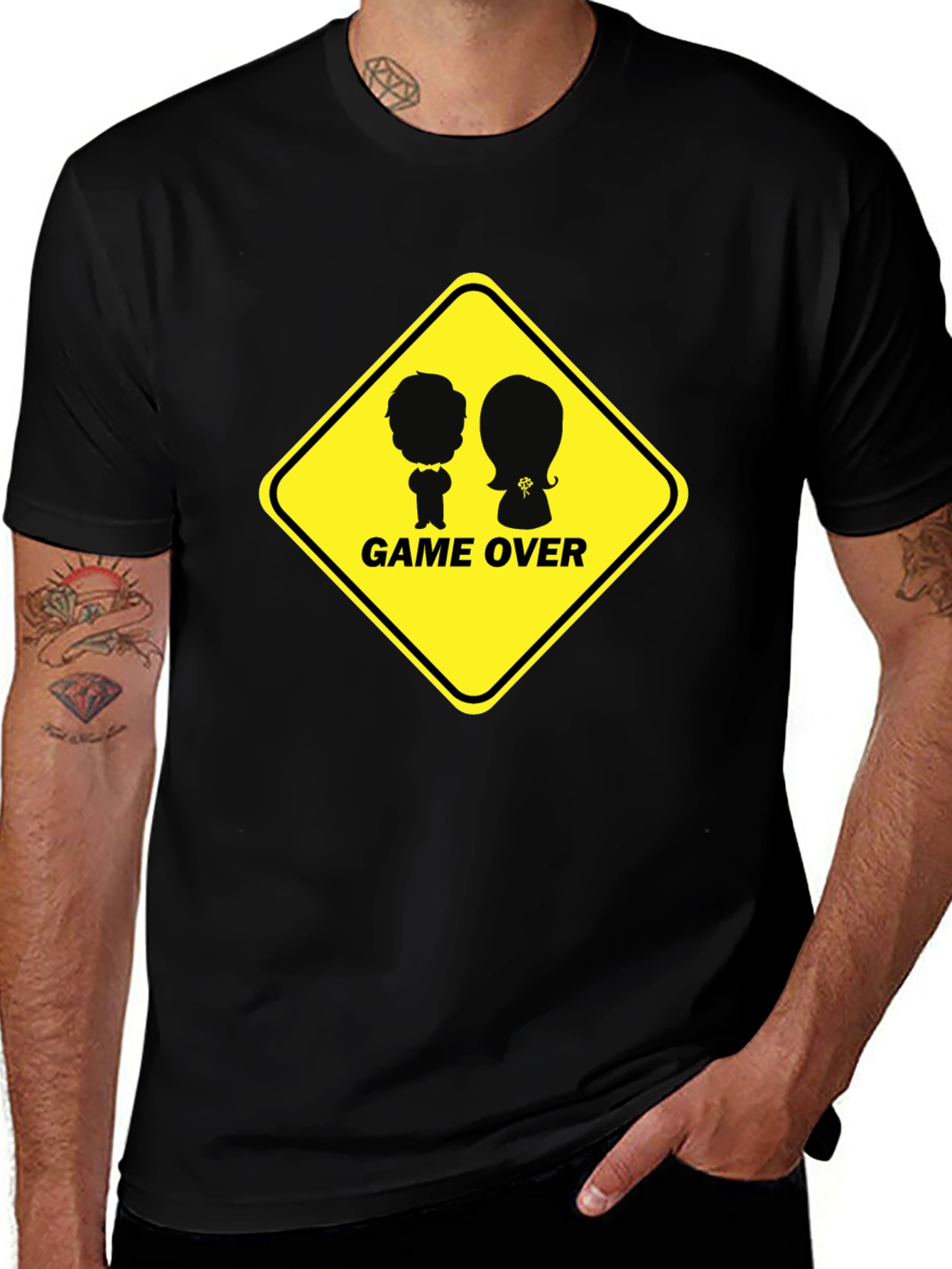 Game Over Black T-Shirt