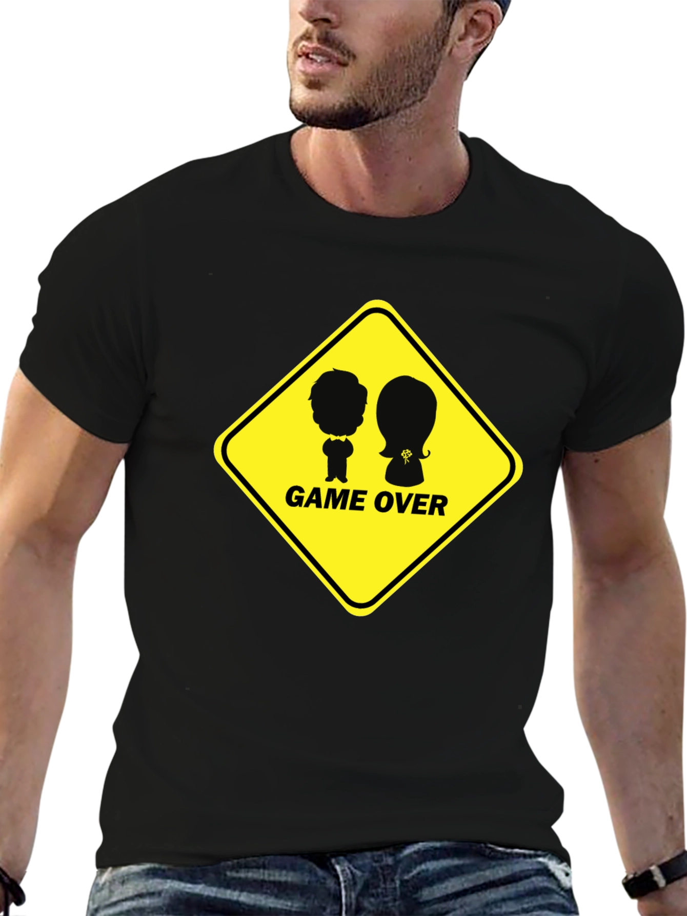 Game Over Black T-Shirt
