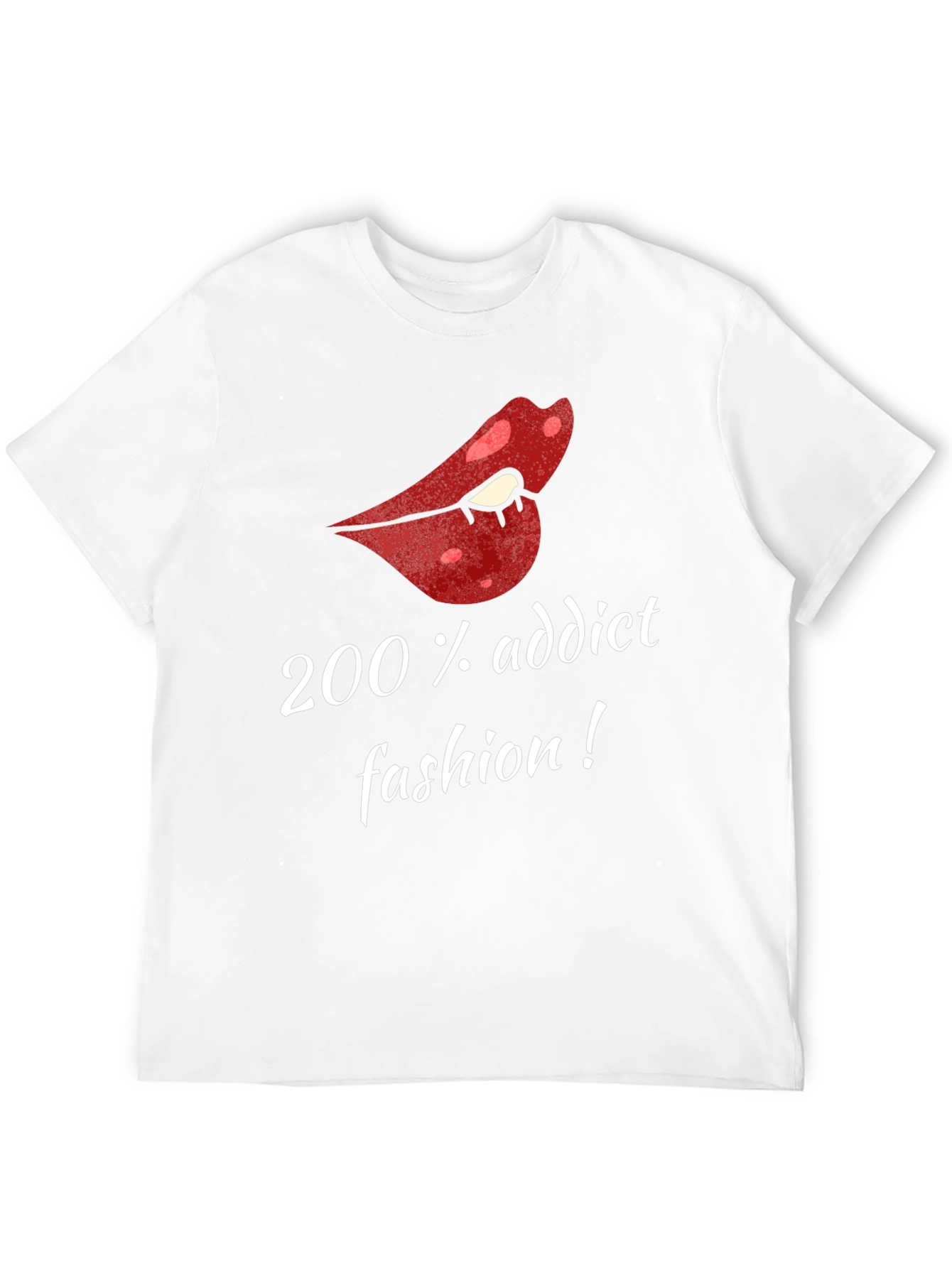 200% Addict Fashion Graphic T-Shirt