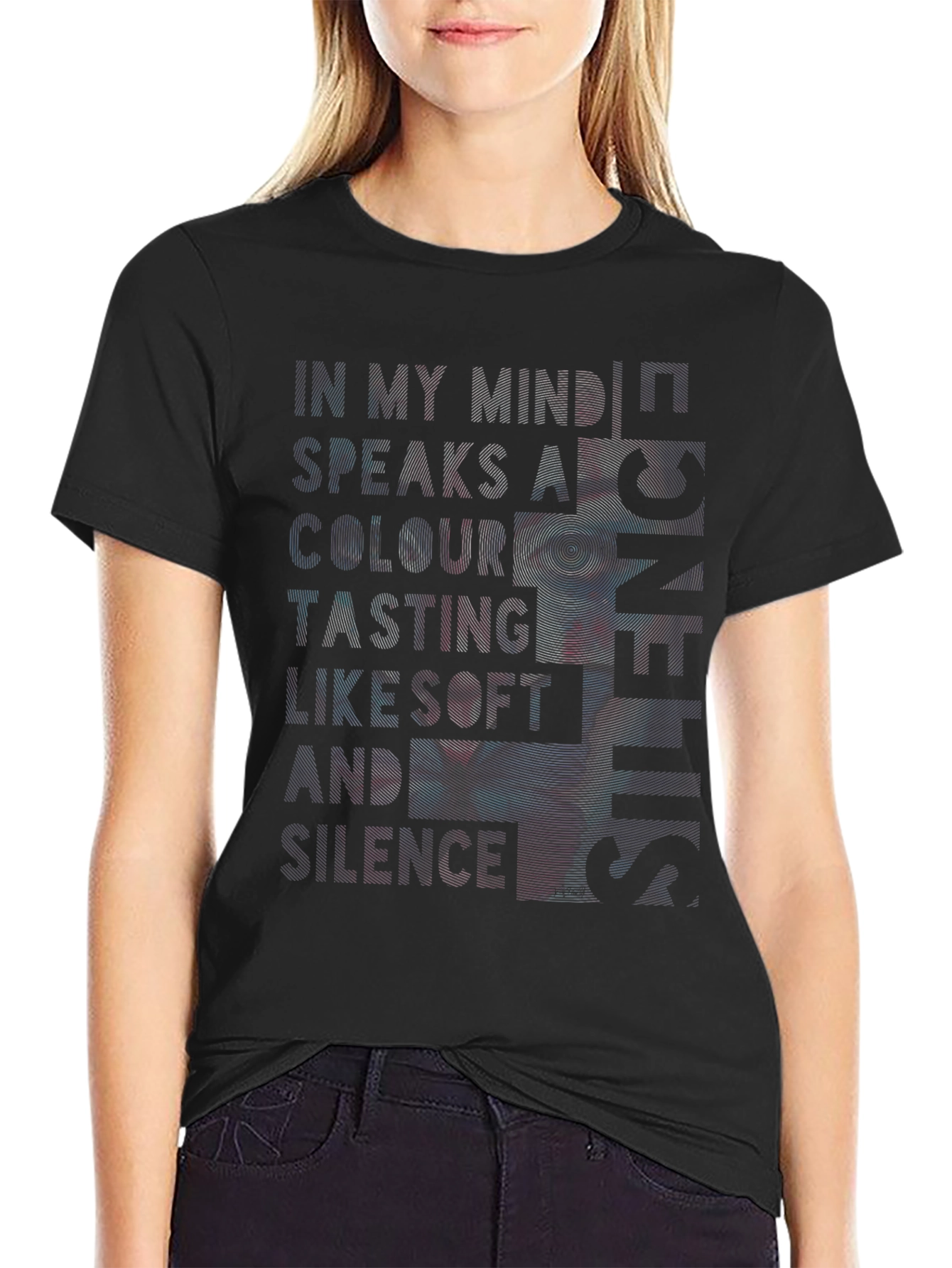 Abstract Graphic Print T-Shirt - Soft Style