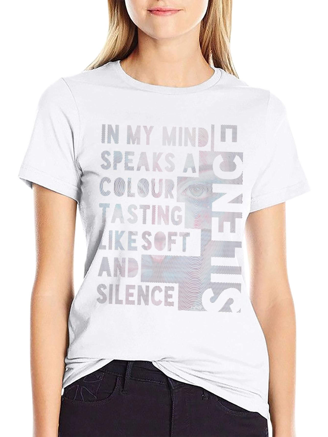 Abstract Graphic Print T-Shirt - Soft Style
