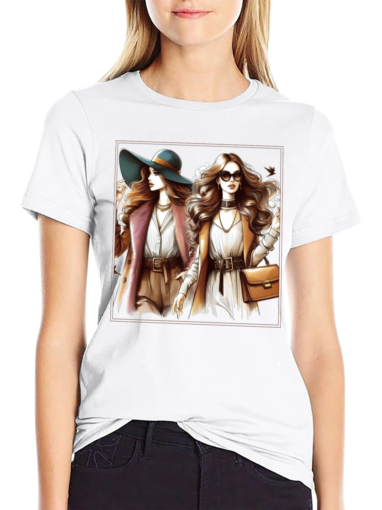 Stylish Women Graphic Tee - Urban Fashion