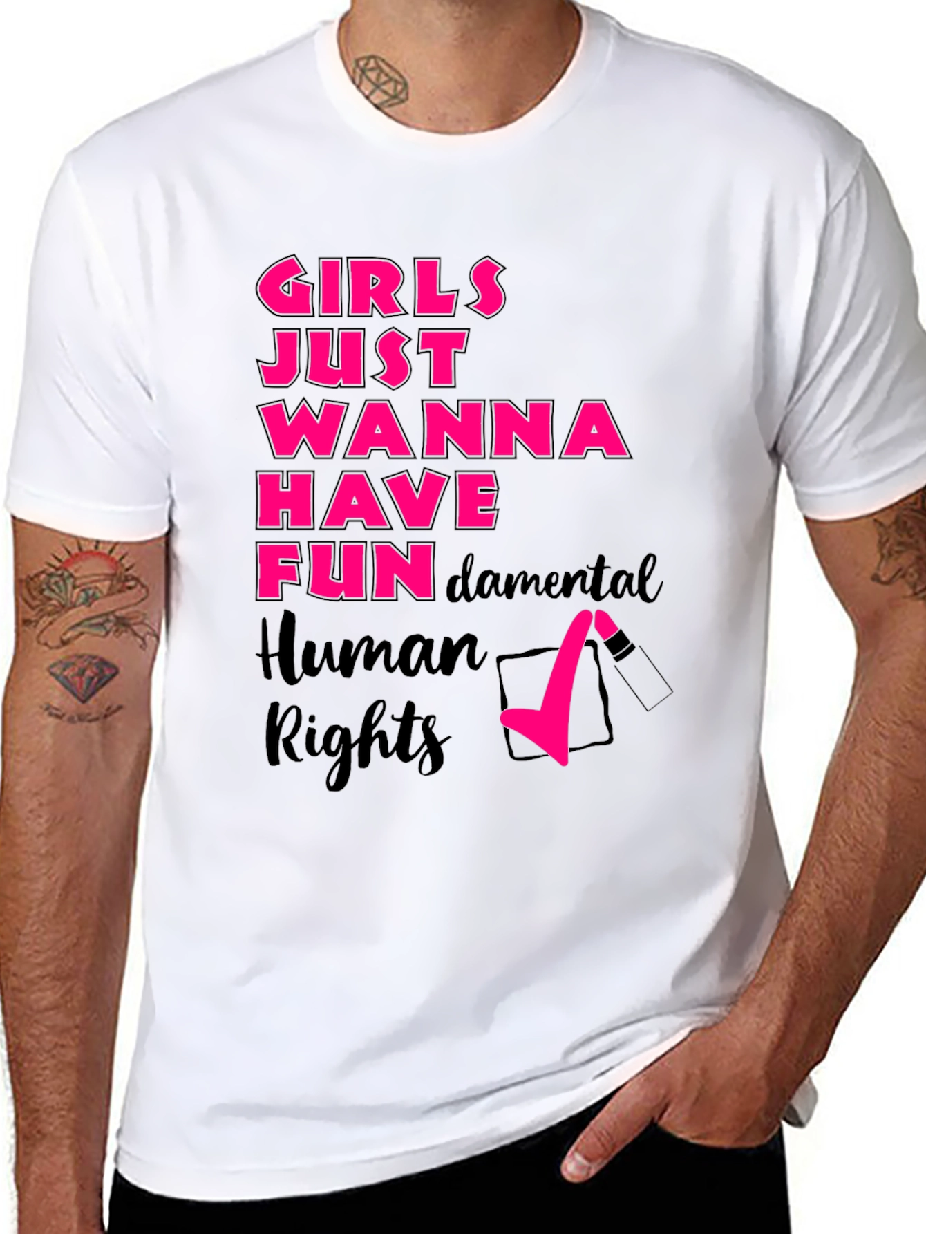 Girls Just Wanna Have Fun Rights T-Shirt
