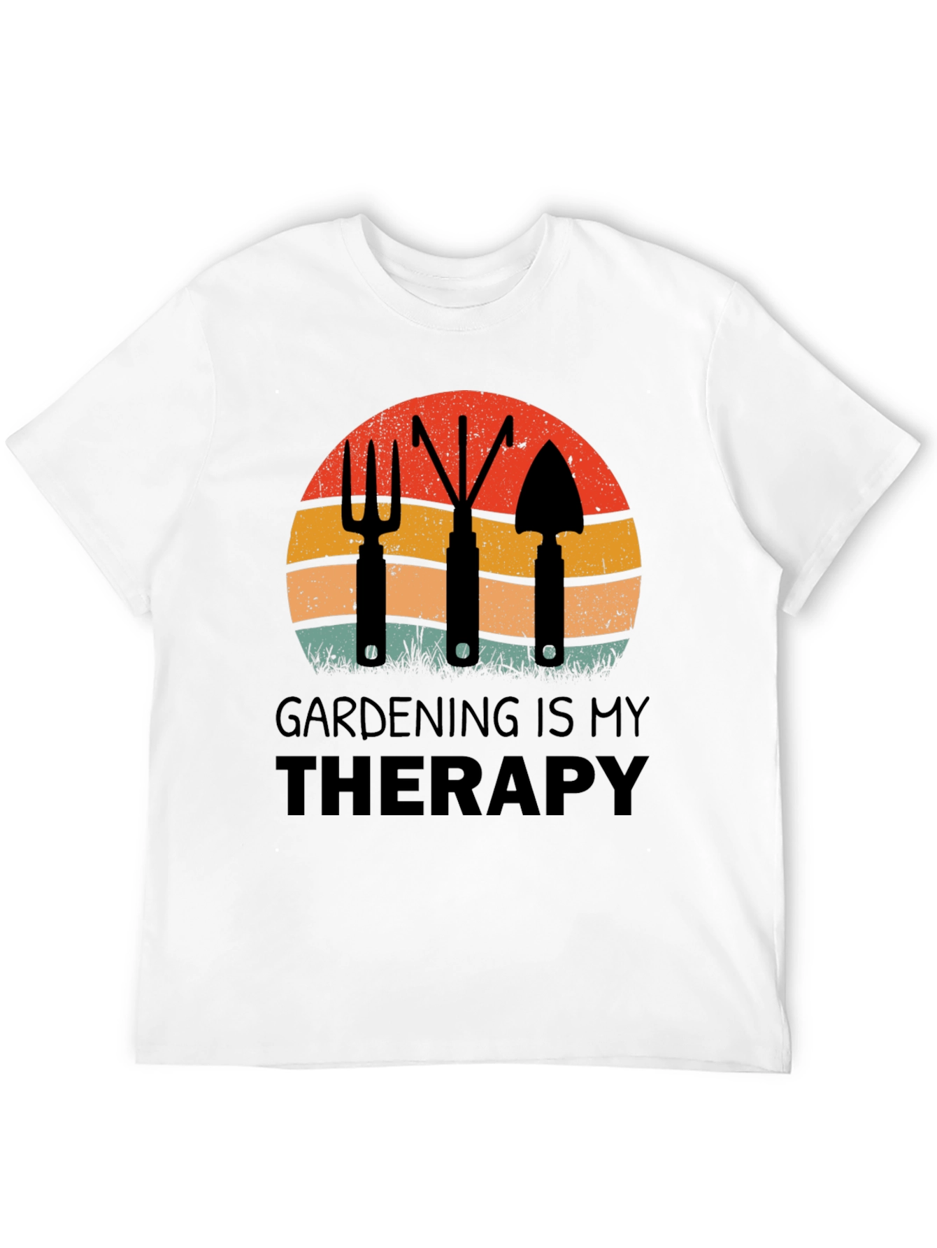 Gardening is My Therapy Graphic T-Shirt