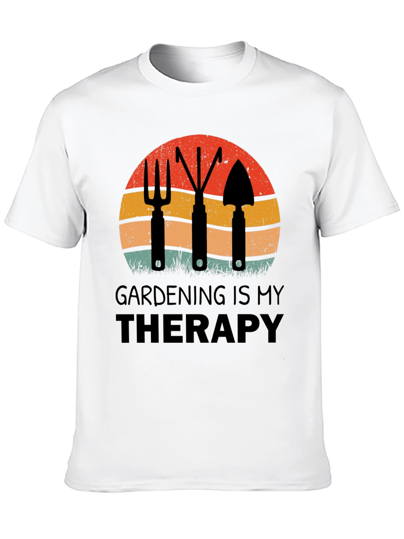 Gardening is My Therapy Graphic T-Shirt