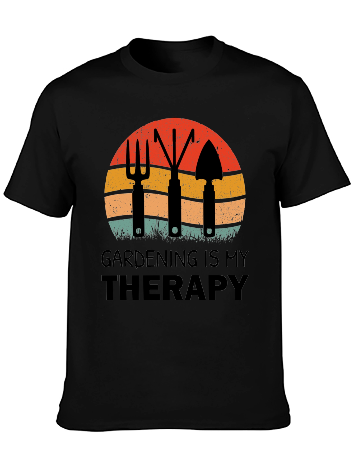 Gardening is My Therapy Graphic T-Shirt