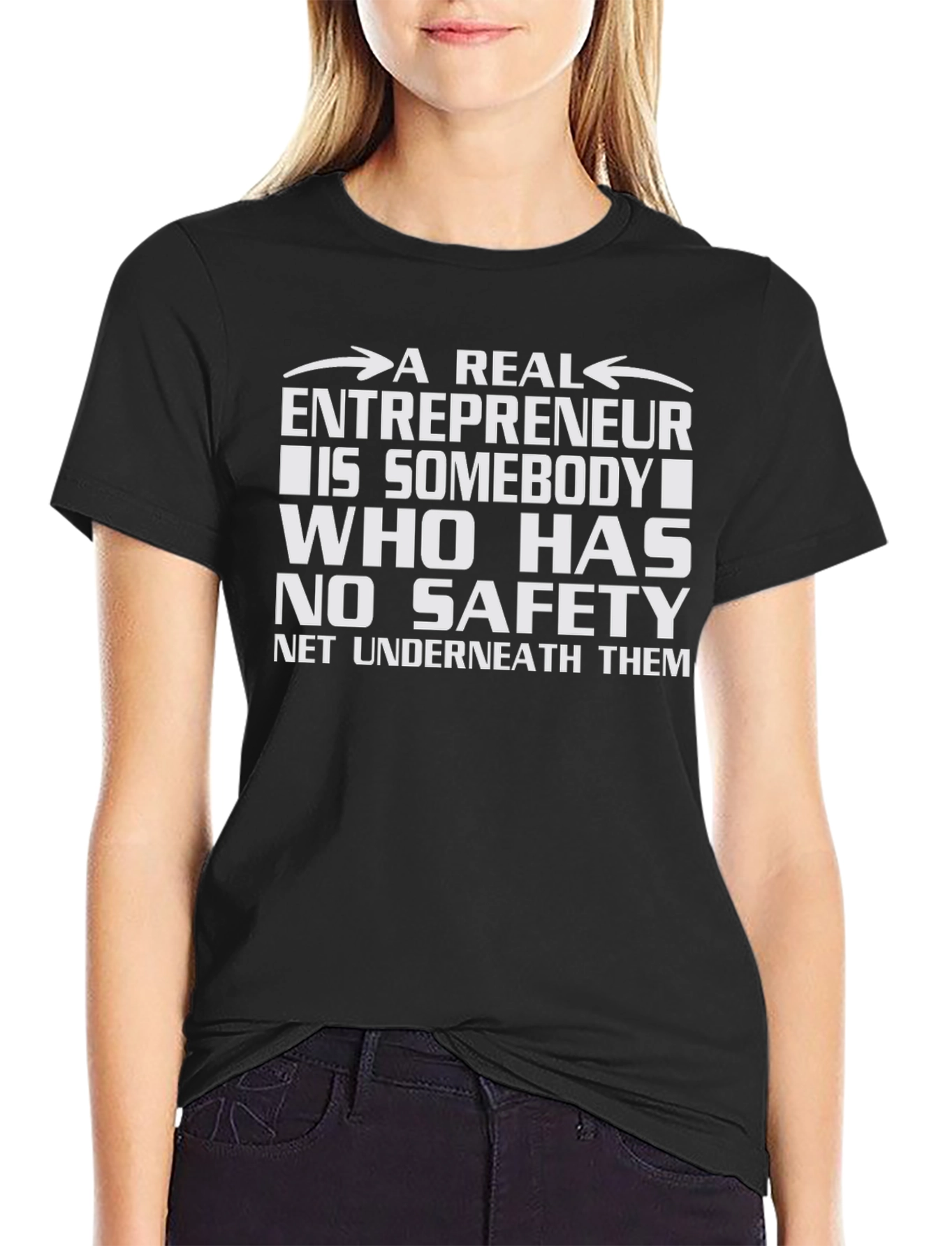 Entrepreneurship T-Shirt: No Safety Net
