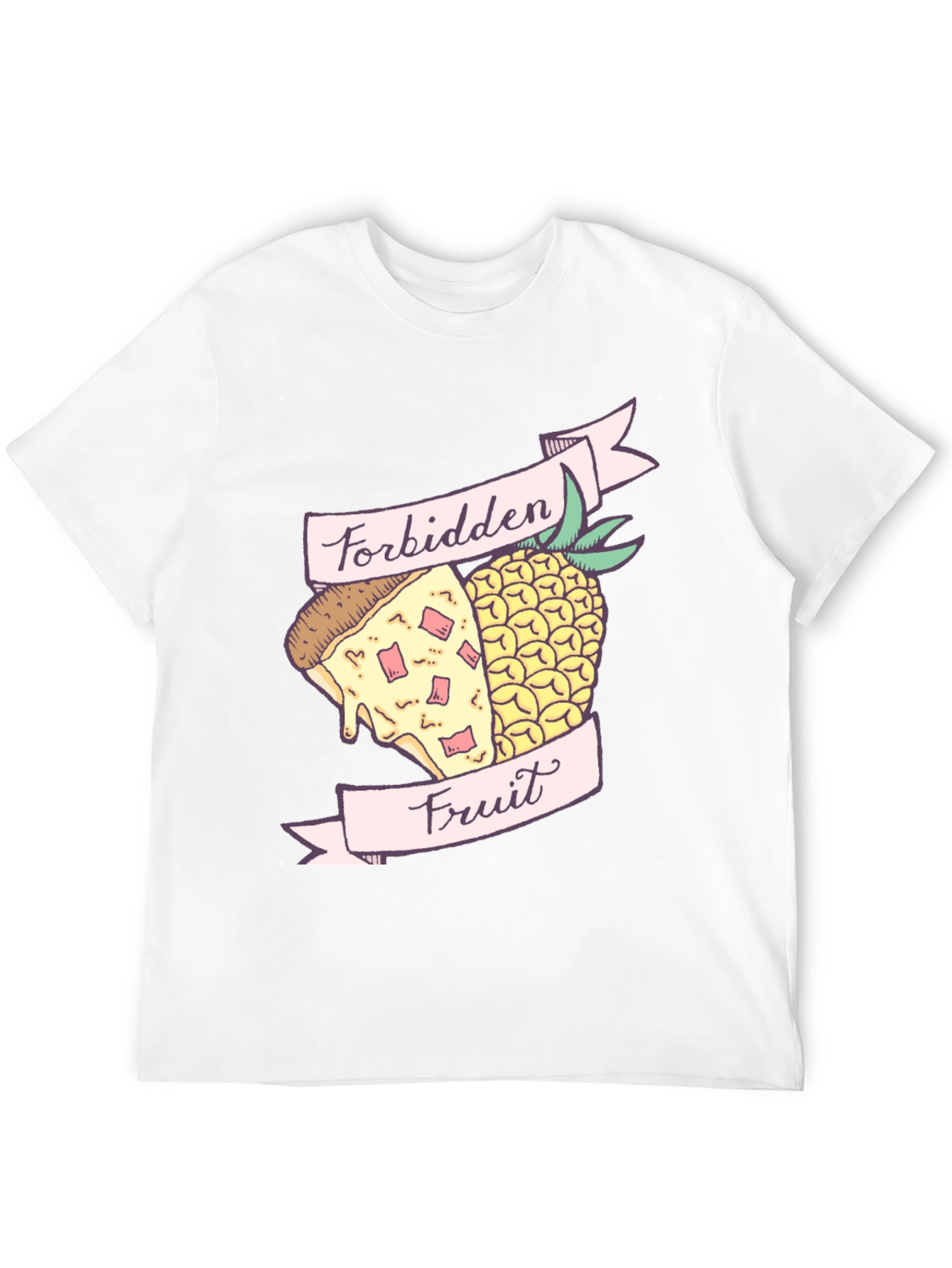Forbidden Fruit Pizza & Pineapple Graphic Tee