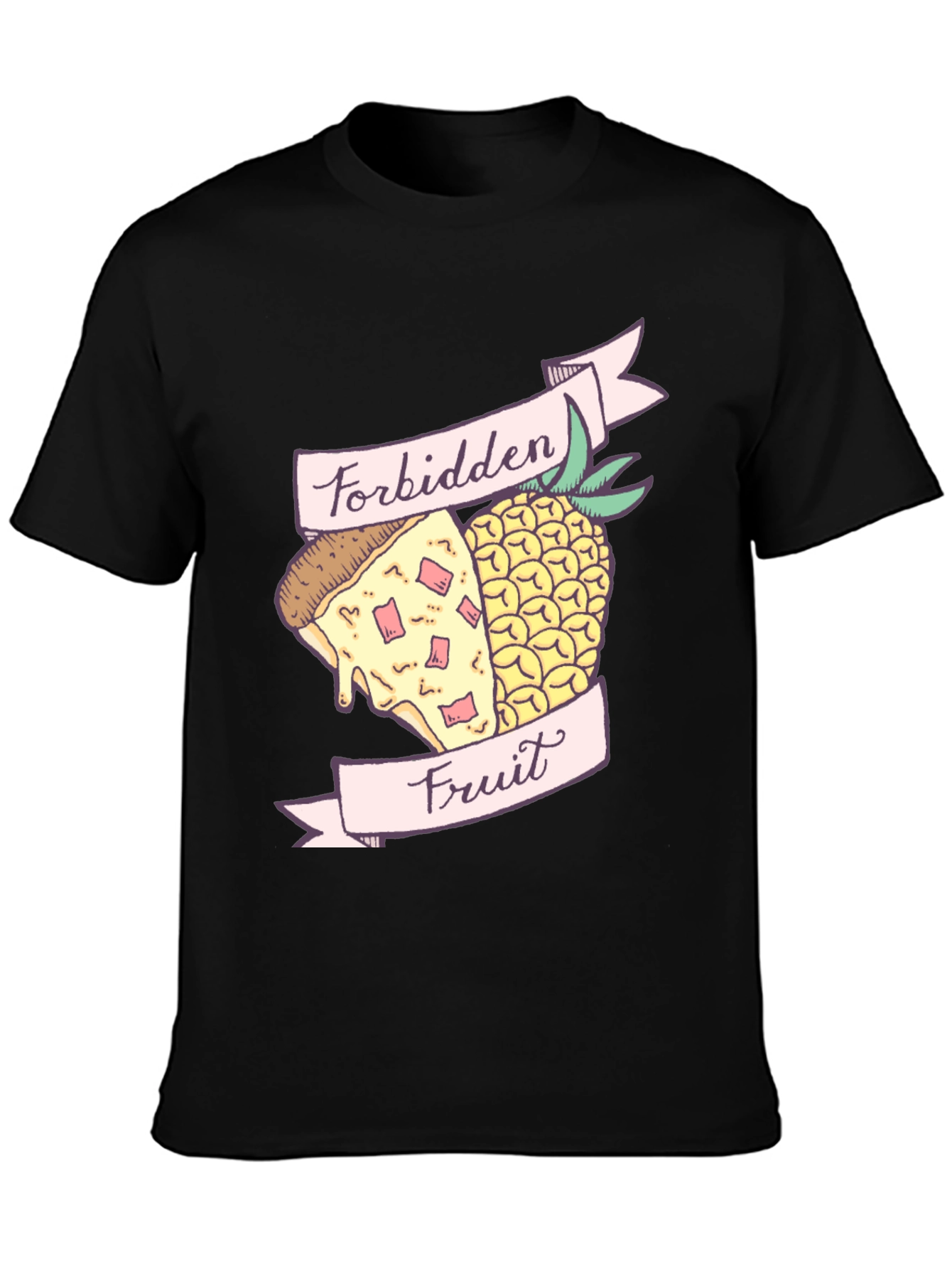 Forbidden Fruit Pizza & Pineapple Graphic Tee