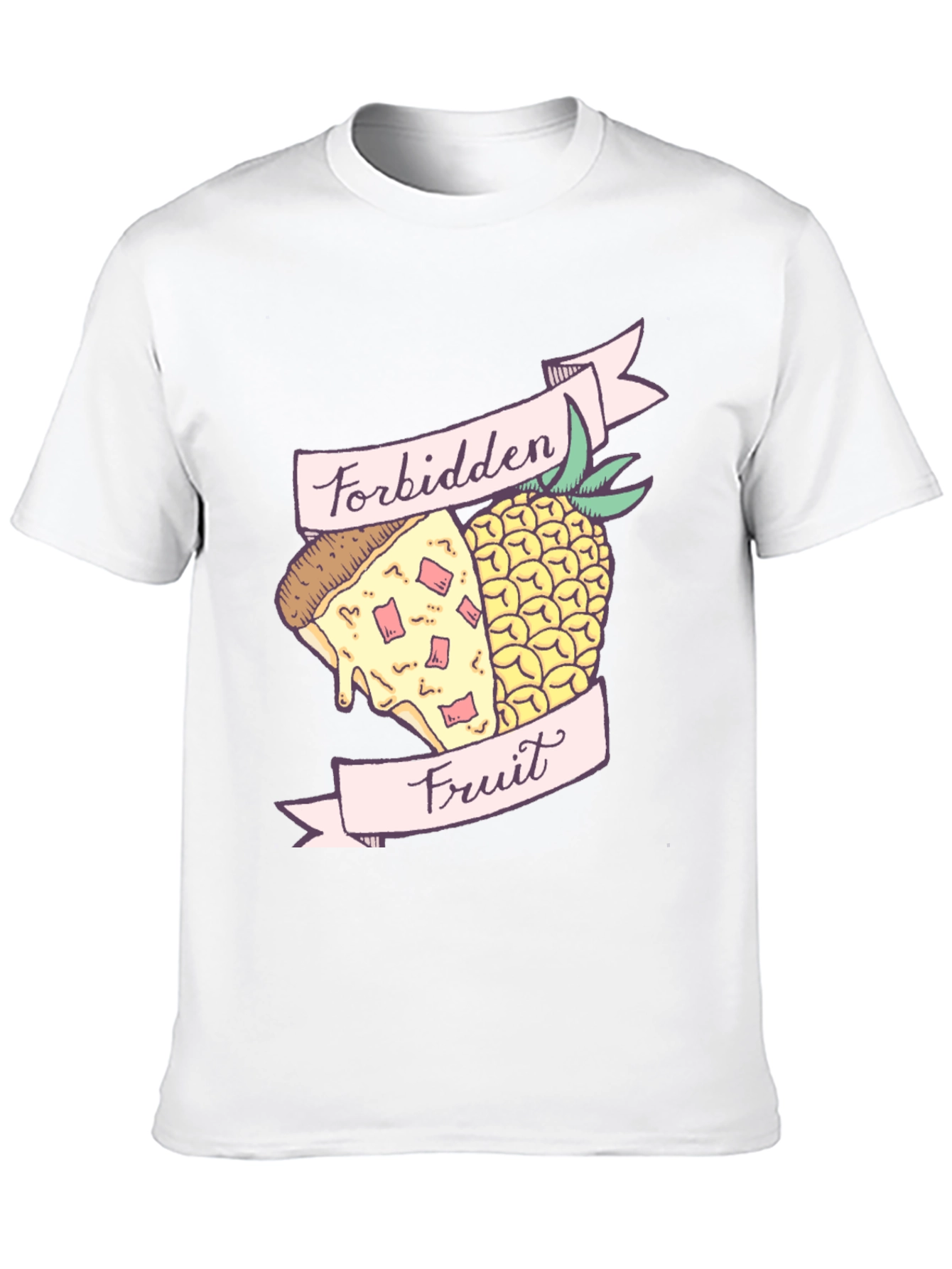 Forbidden Fruit Pizza & Pineapple Graphic Tee