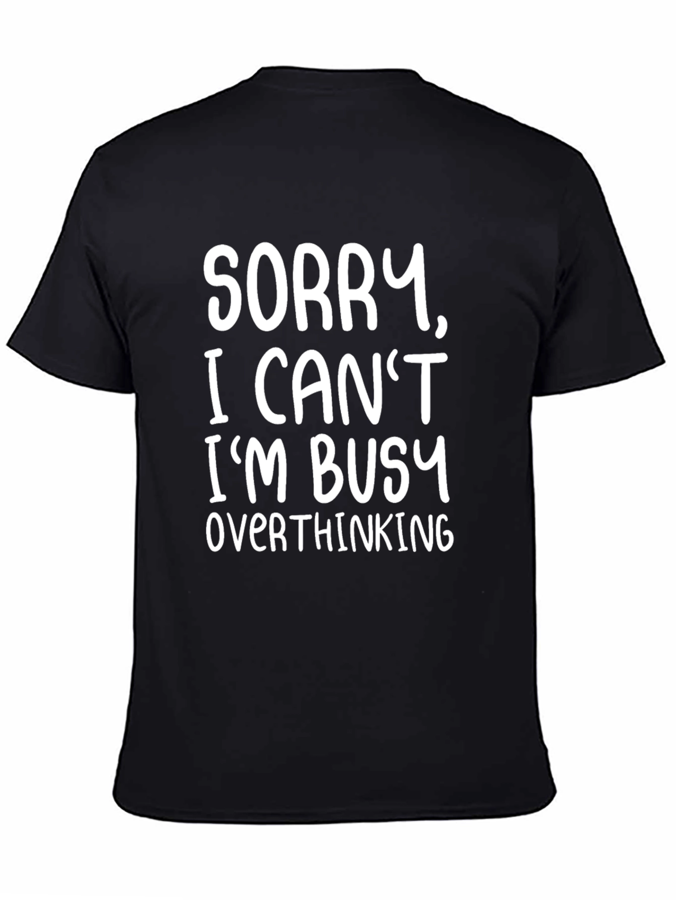 Funny Overthinking Graphic Tee - Soft Cotton Blend