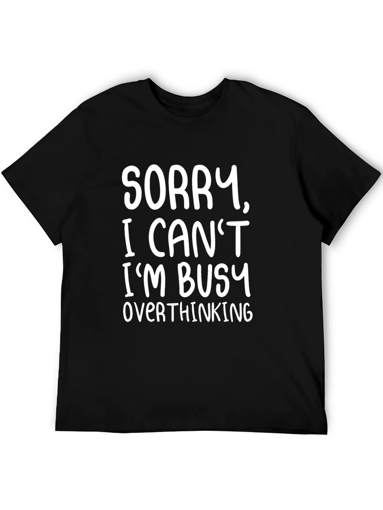 Funny Overthinking Graphic Tee - Soft Cotton Blend