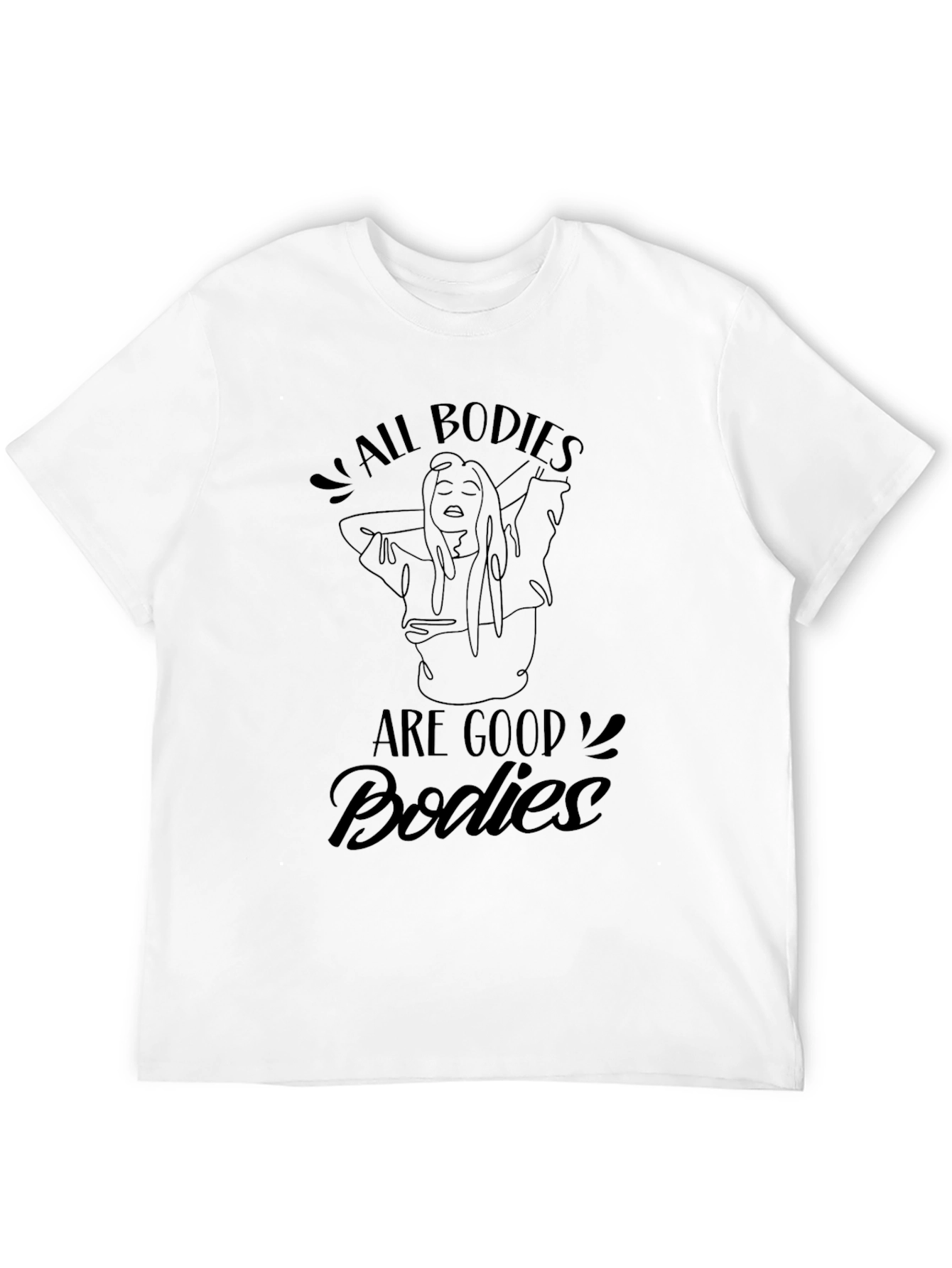 All Bodies Are Good Bodies Black T-Shirt