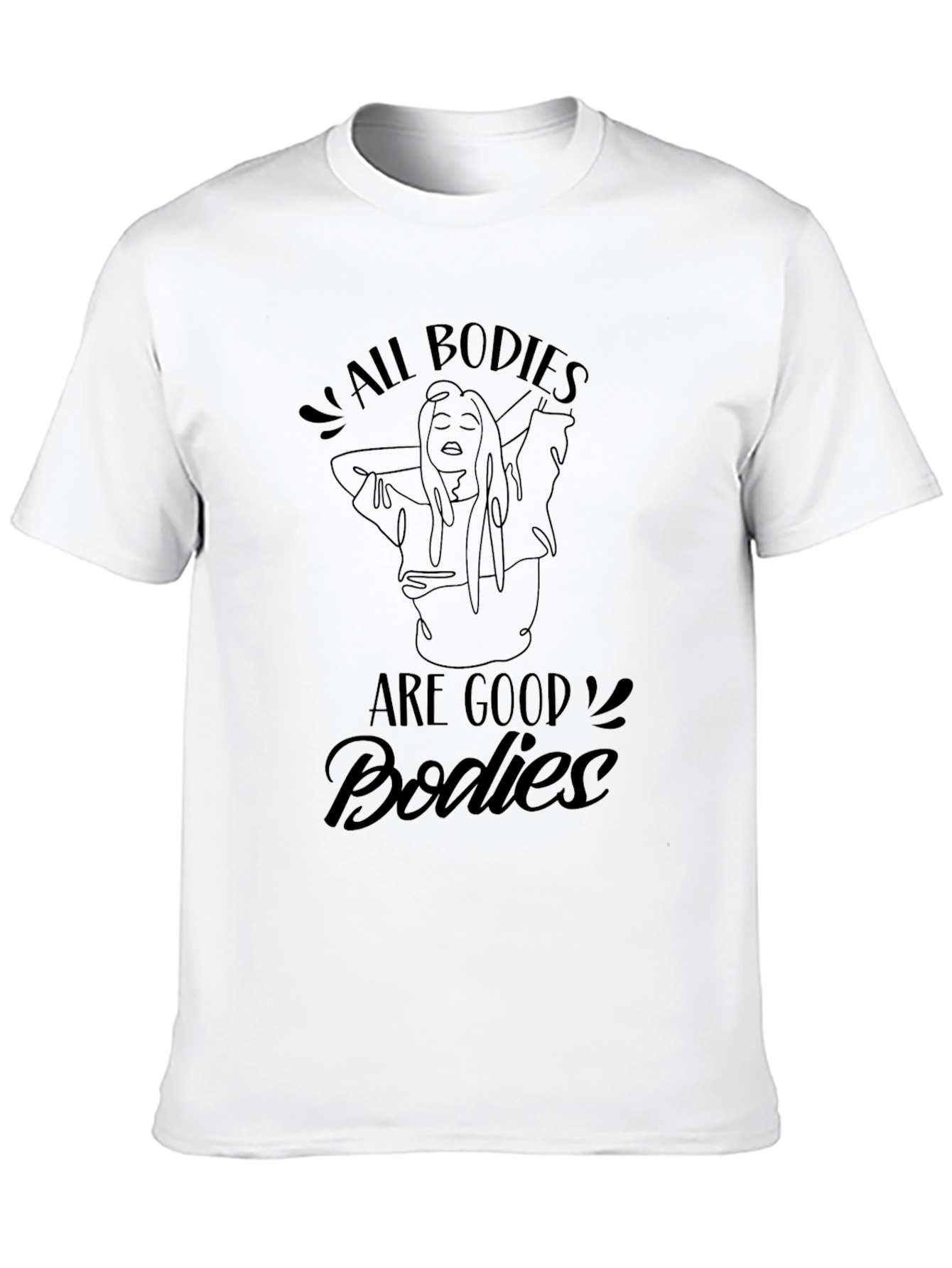 All Bodies Are Good Bodies Black T-Shirt