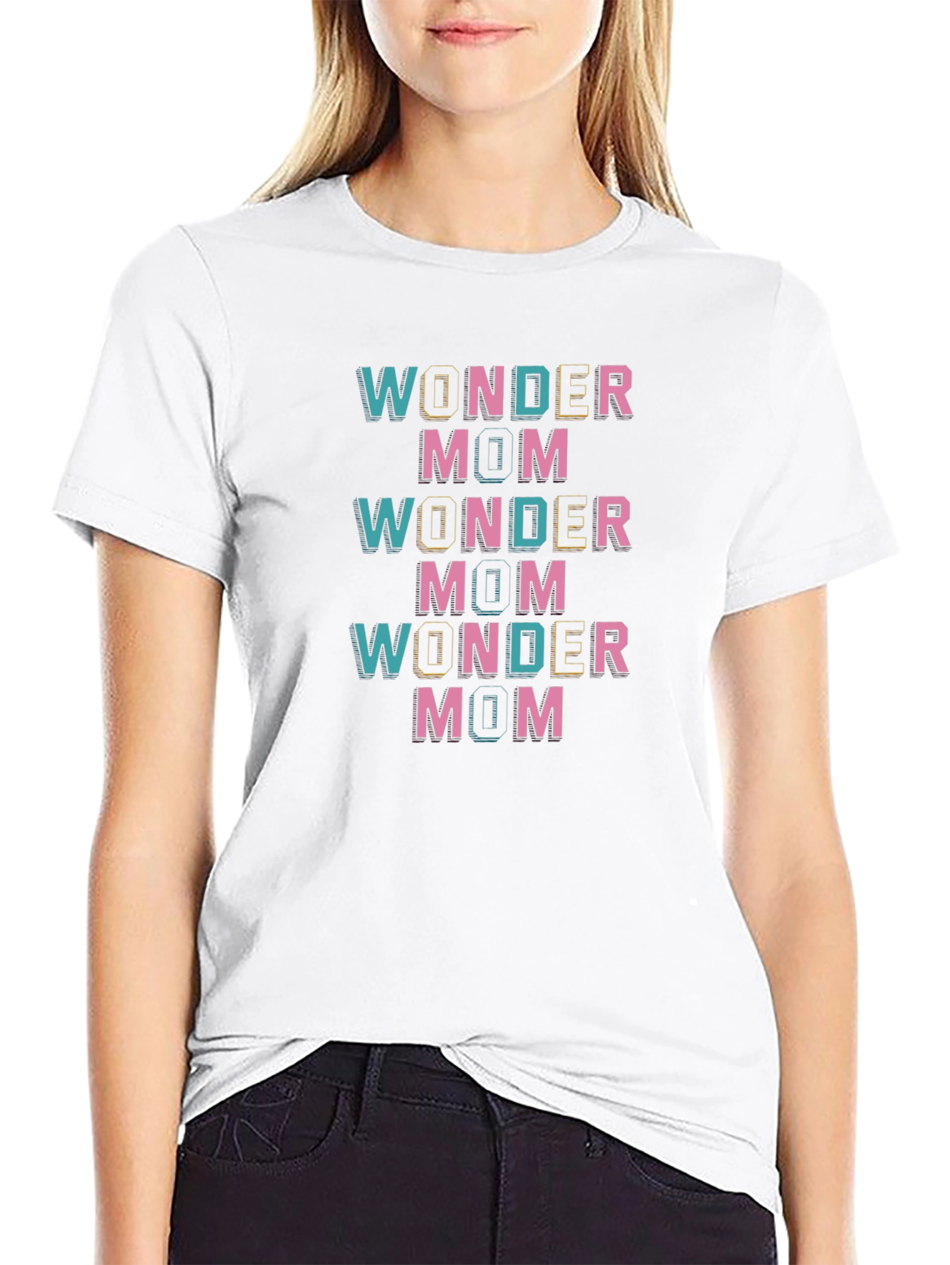 Wonder Mom T-Shirt - Stylish Graphic Tee